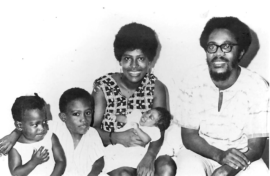 CON: Walter Rodney and his wife, Patricia, had three children Shaka, Kanini and Asha