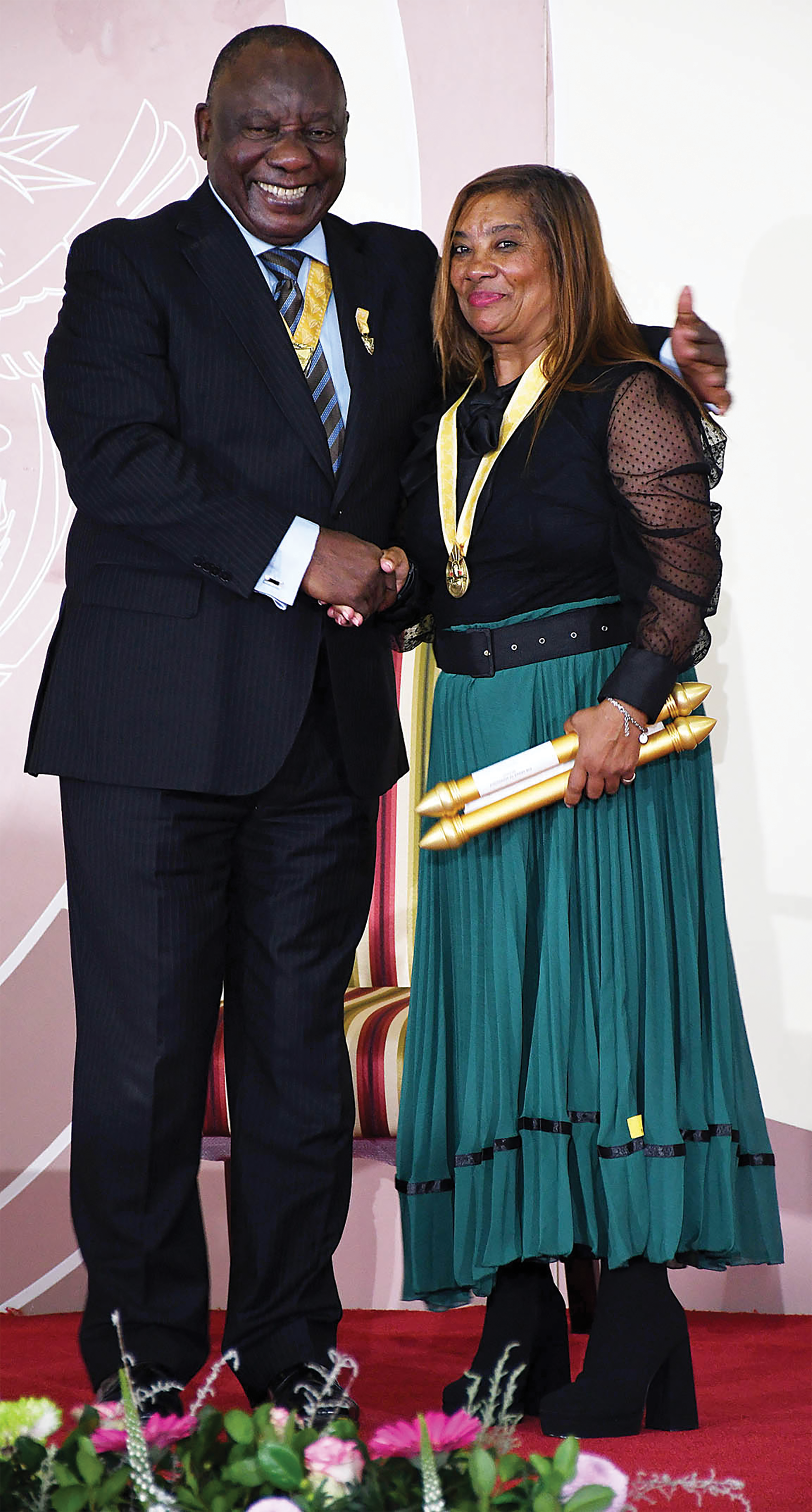 The order of Ikhamanga in Gold -Ms Desiree Ellis