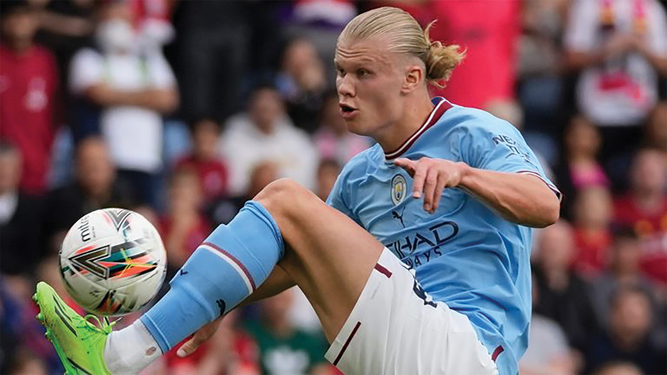 DEADLY: Man City striker Erling Haaland a goal-poacher par excellence