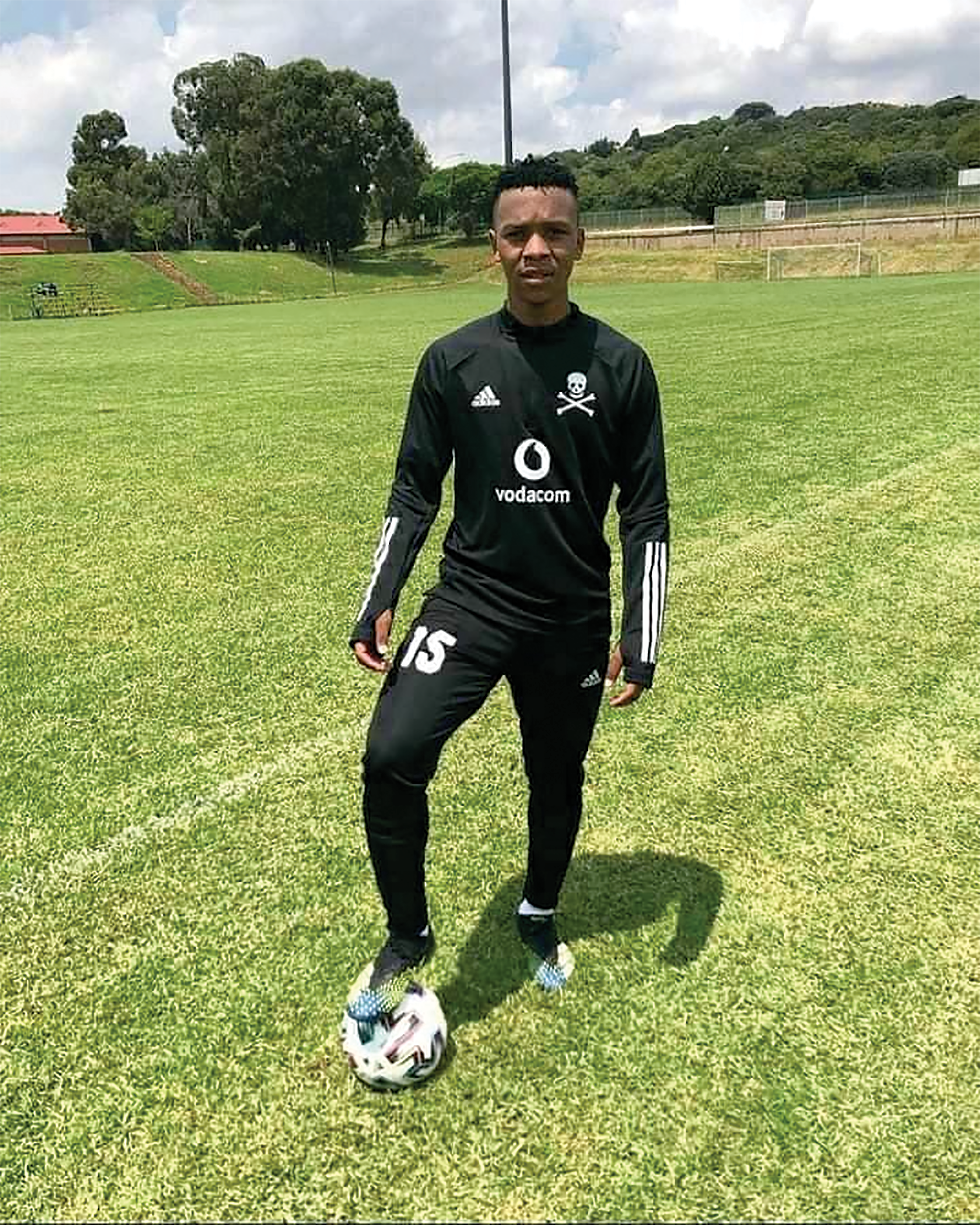 PREDATOR: Boitumelo Radiopane the
Orlando Pirates loanee is expected to
bang in those goals for Cape Town Spurs