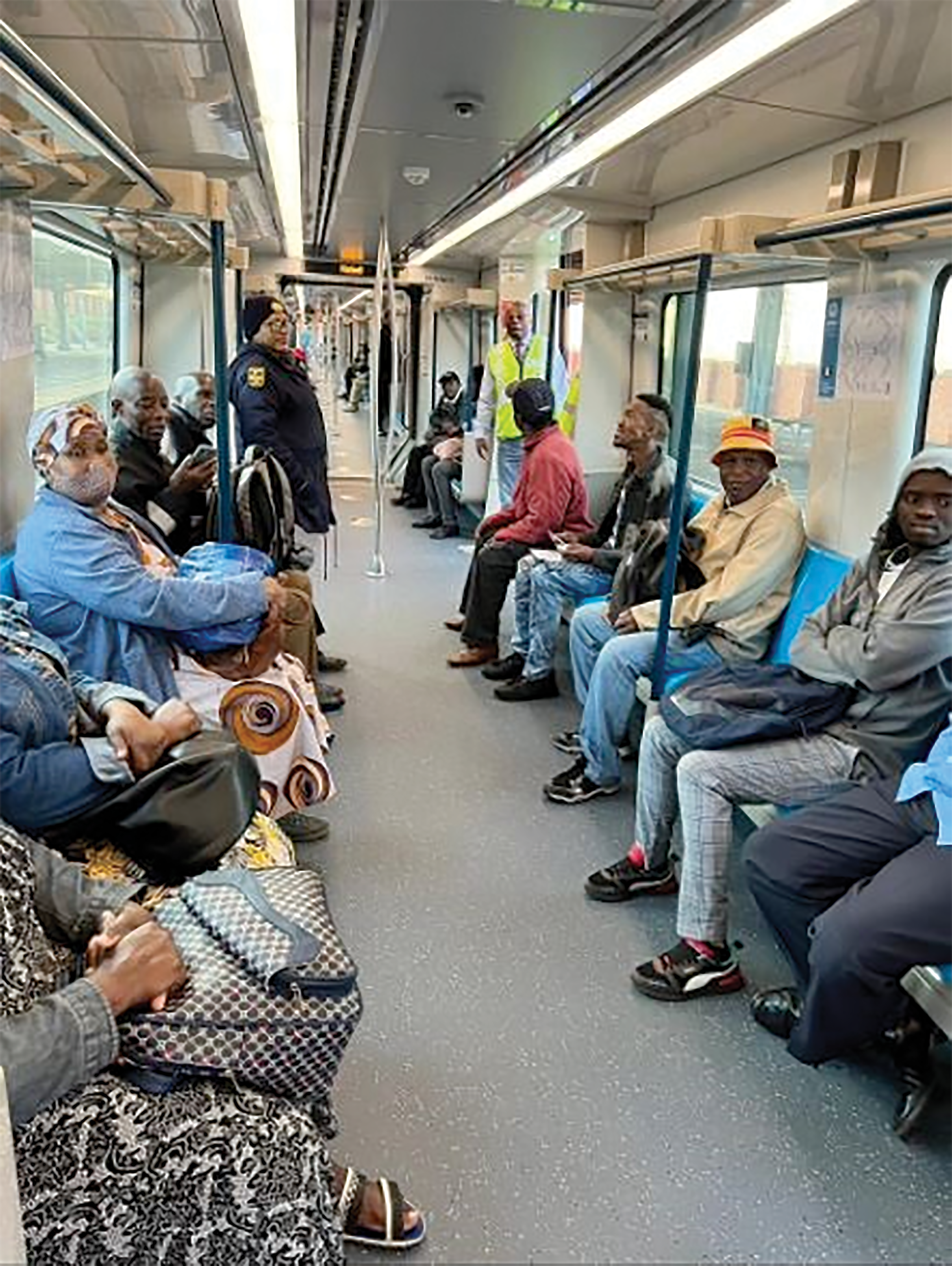 HOLD ON: Its a long “walk” to freedom for Prasa new electric trains passengers with nowhere to relieve themselves when nature calls