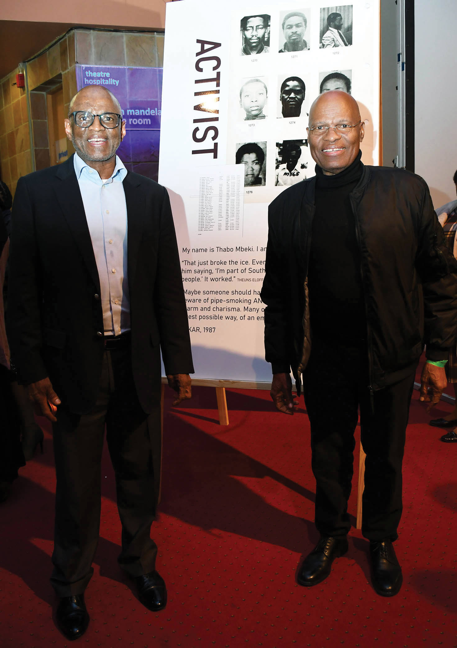 Zabu Molekedi with Thozamile Botha