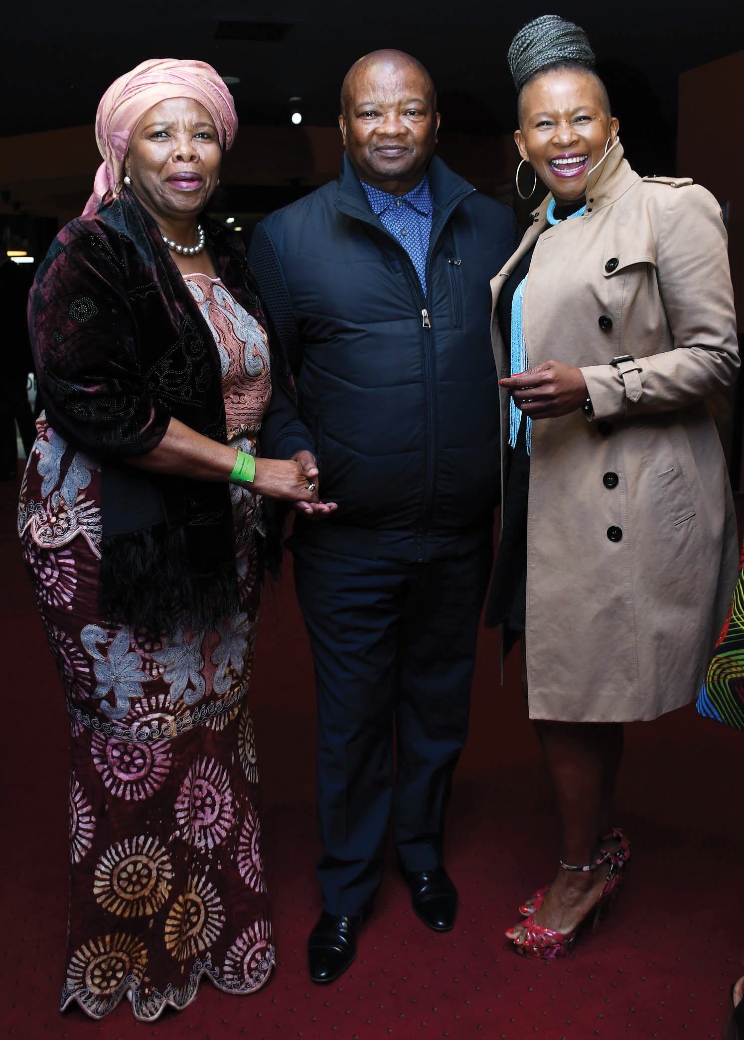 Nana Magomola,Gen Bantu Holomisa with Nomsa