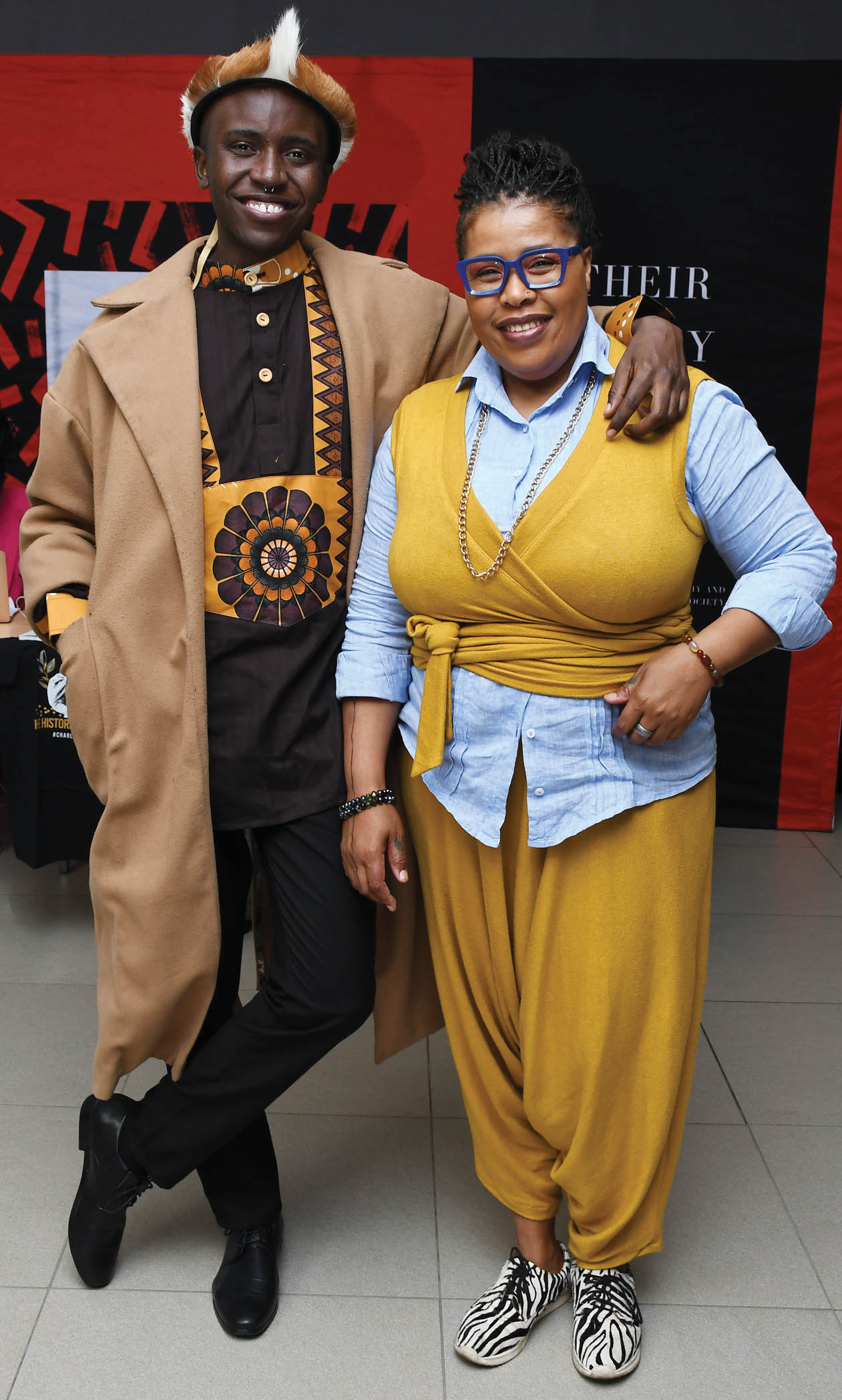 LandryBigirimana with Nina Sedumedi