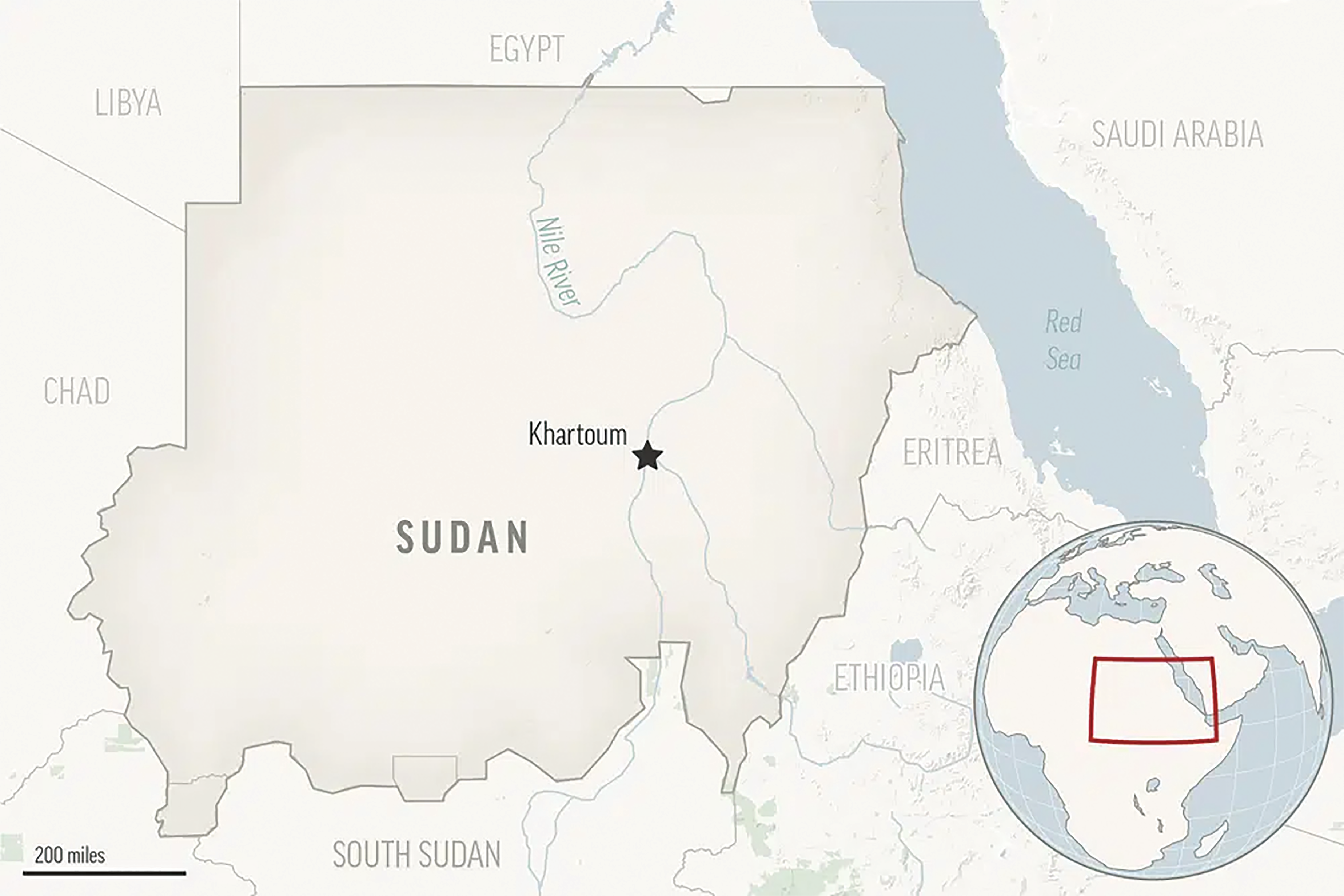 SUDAN Map