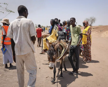 KIDS CARRY HORRIFIC BURDEN SUDAN CONFLICT