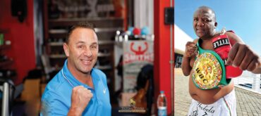 Brian Mitchell and Dingaan Thobela