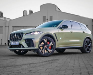 RACING INSPIRED EXTERIOR: As the pinnacle of the Jaguar perfomance SUV range the 2023 F-Pace SVR looks more focussed and even more captivating