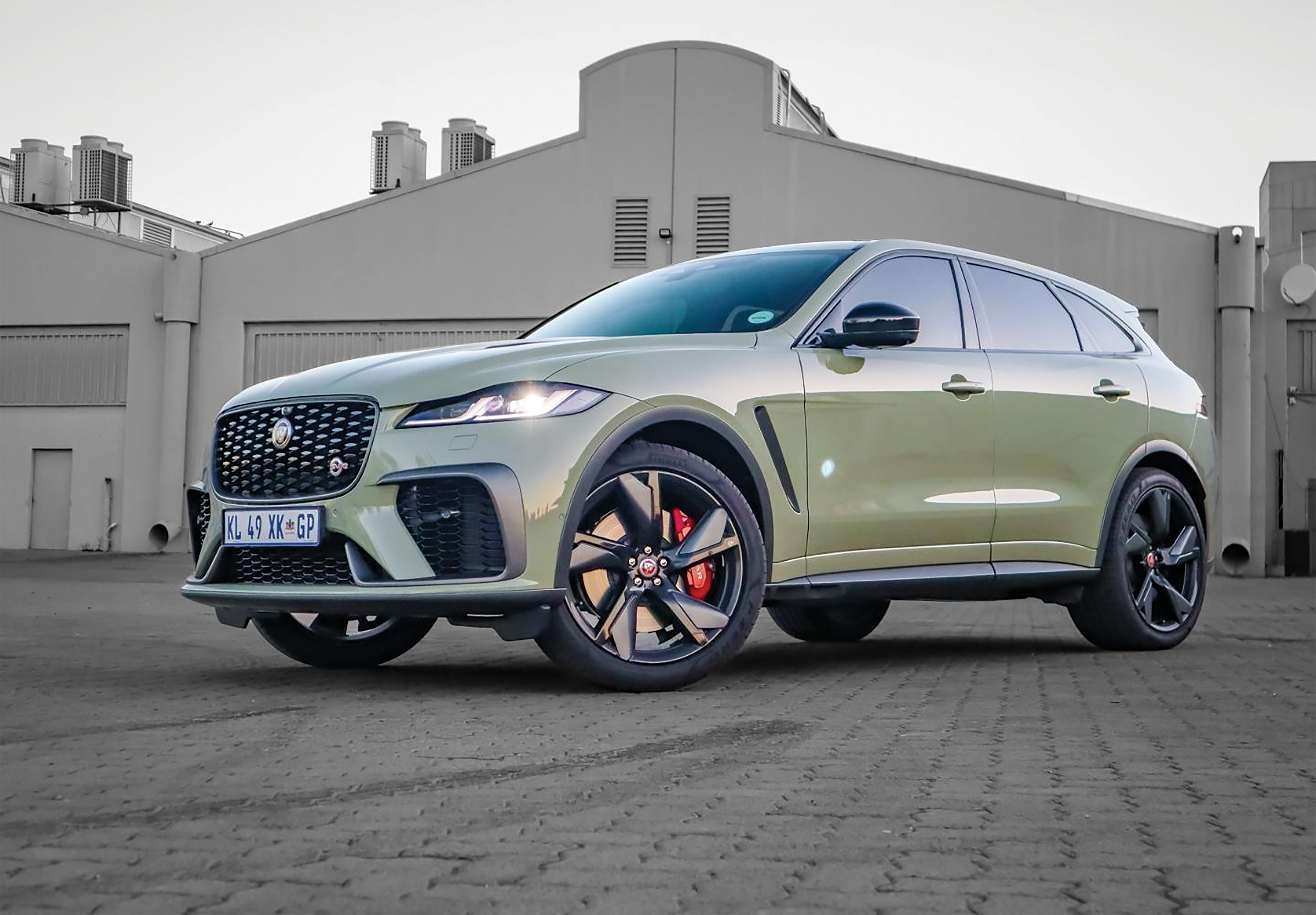 RACING INSPIRED EXTERIOR: As the pinnacle of the Jaguar perfomance SUV range the 2023 F-Pace SVR looks more focussed and even more captivating