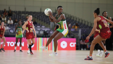 BEST FOOT FORWARD: Spar Proteas captain Bongi Msomi is determined to lead her team to ultimate victory at the Vitality Netball World Cup in Cape Town