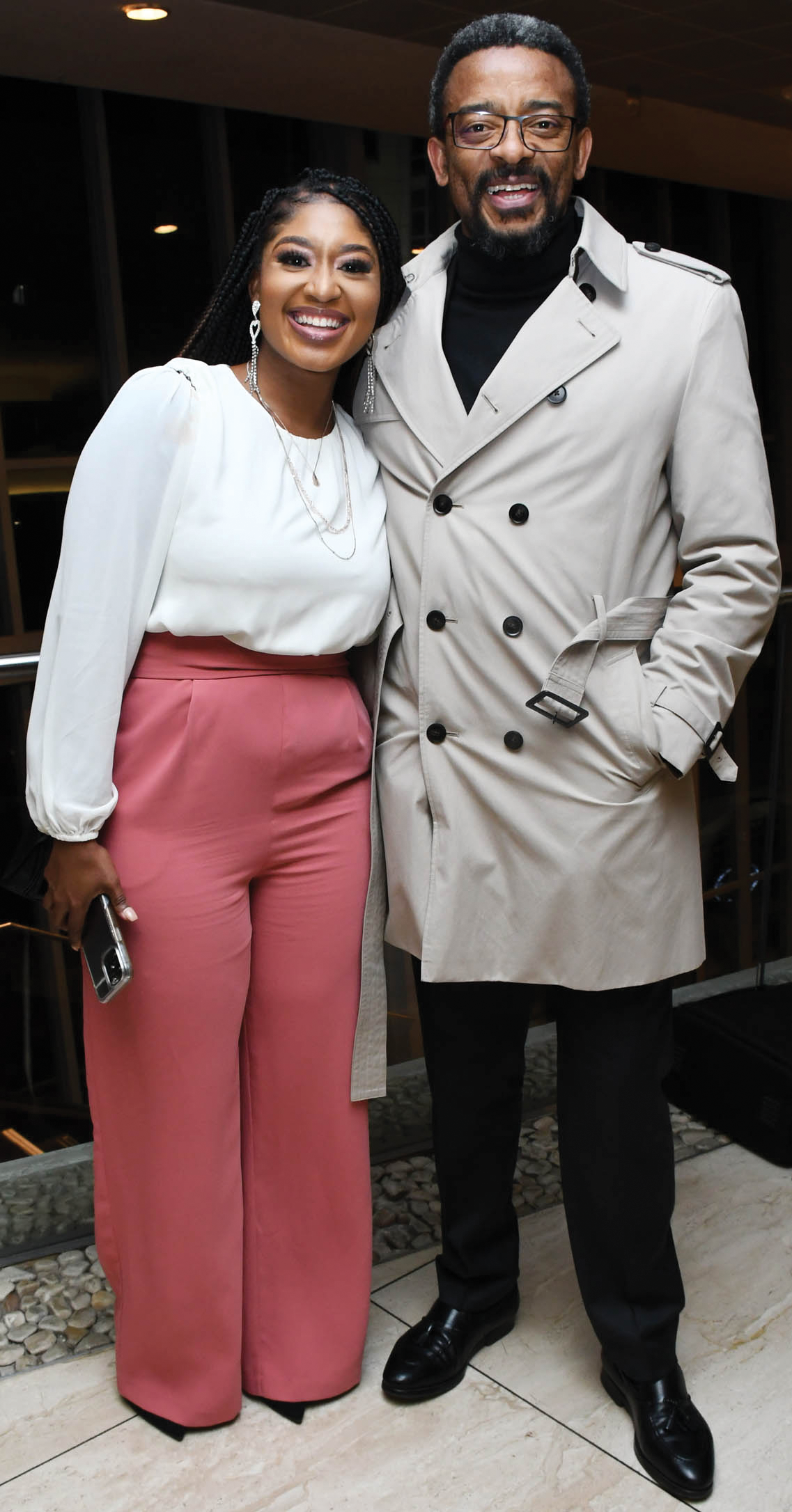 Lethabo Maluleke with Mzila Mthenjane