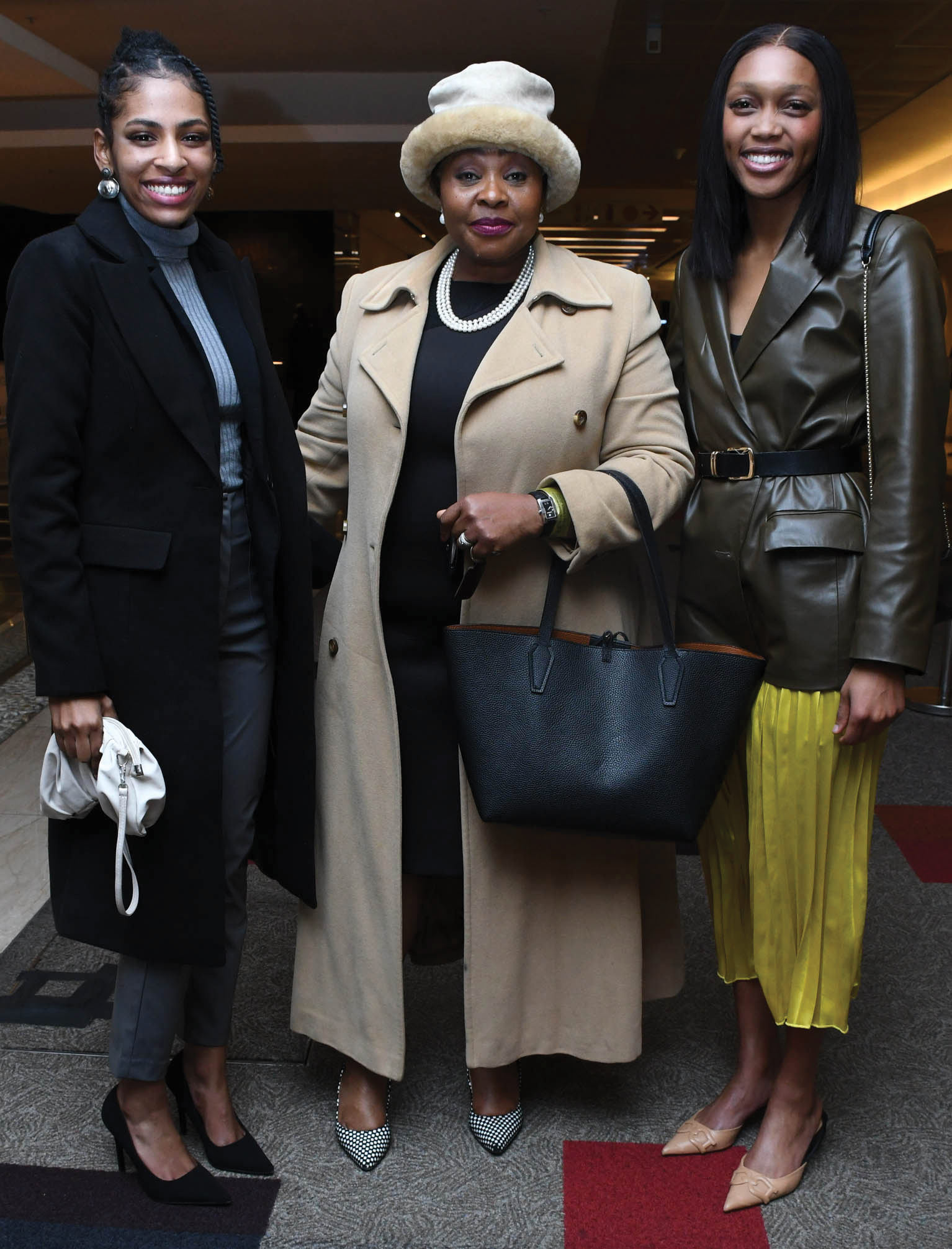 Kim Kuku,Yvonne Chaka Chaka with Non- hlanhla Msomi