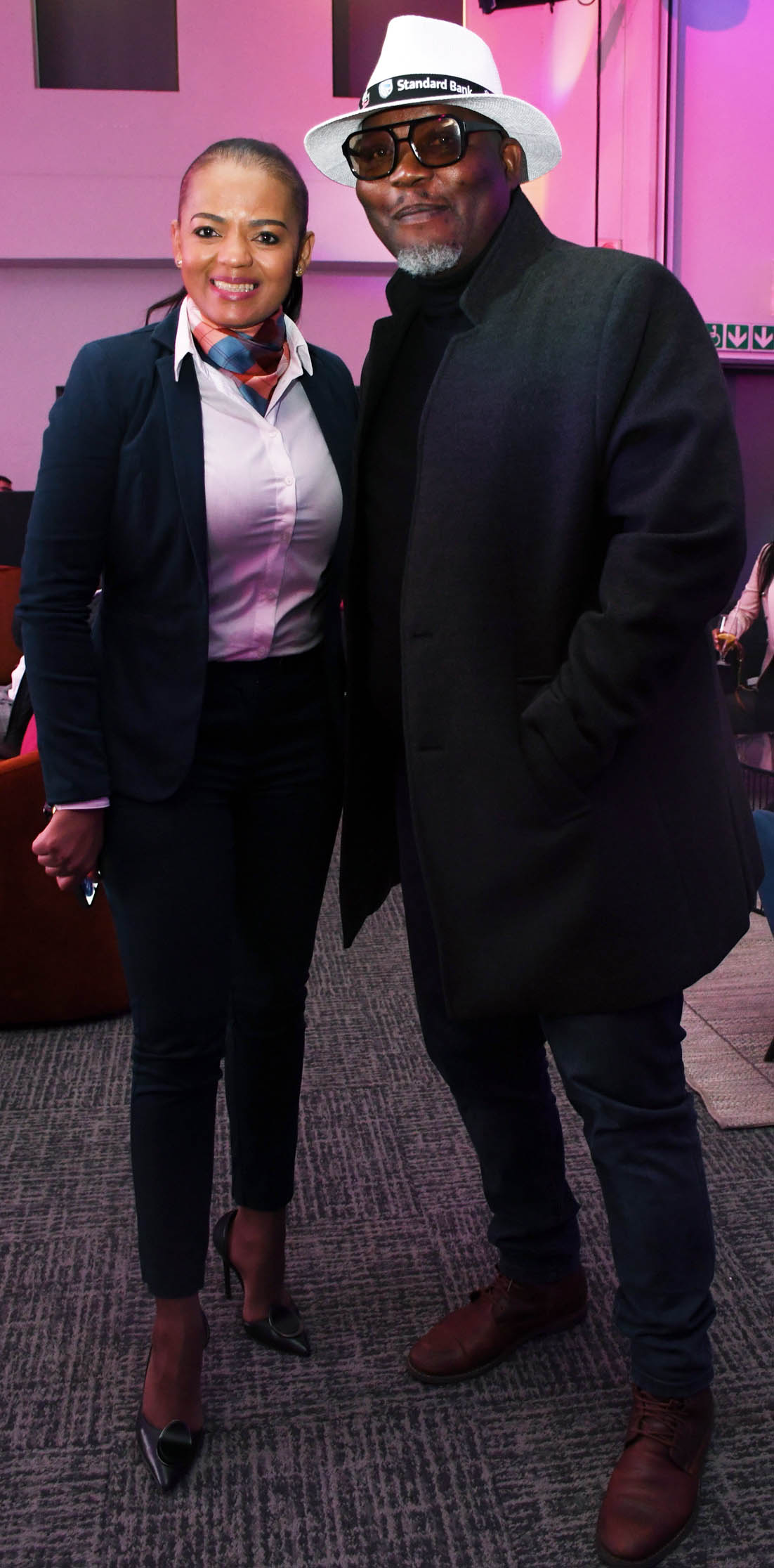 Pontso Hlakoane with Kenny Nkosi