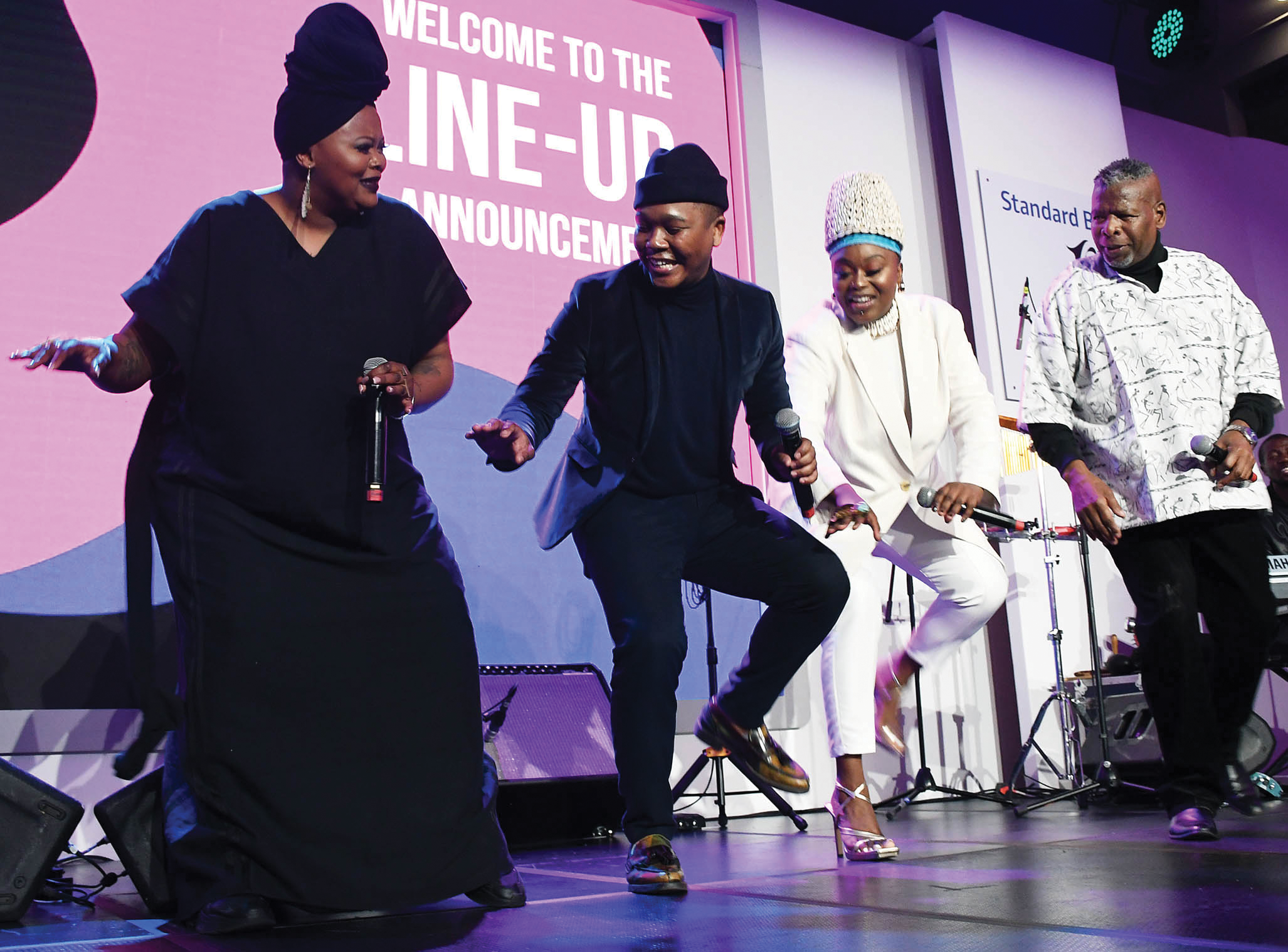 Buhle Mda,Langa Mavuso,Zoe Modiga and Godfrey Mang