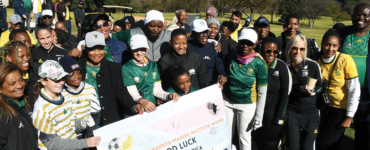 Joy is celebrating a day well spent with a R1-million to boost thanks to the 120 golfers who teed-off in a fundraising and send-off event for Banyana Banyana held at the Randburg Park golf club on Friday