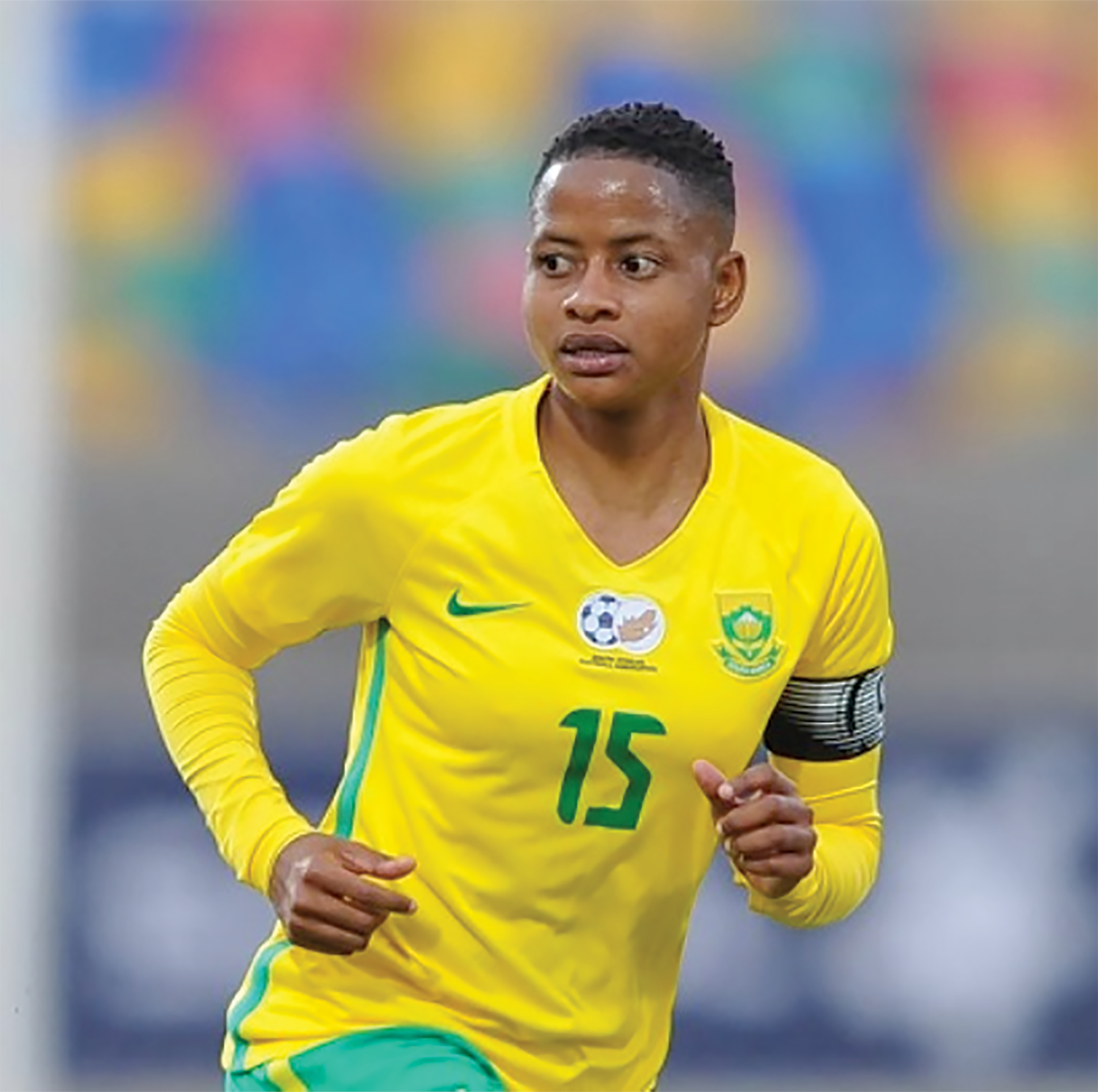 BACK HOME: Bafana Bafana Refiloe Jane returns to familiar terri- tory in Australia where she used to play earlier in her career