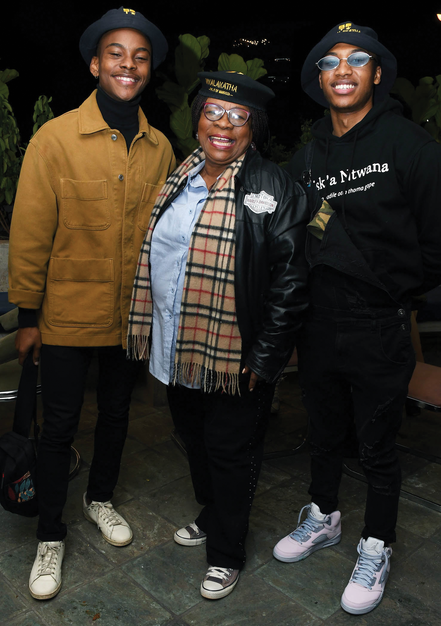 Craig Nobela,Mam Lillian Dube and Khanya Dube