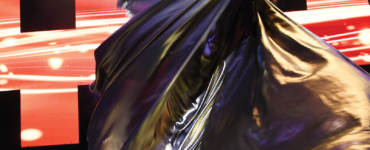 STELLAR: R & B star Debo- rah Coxper in full cry on stage, resplendent in a long silver bling dress with a cape.