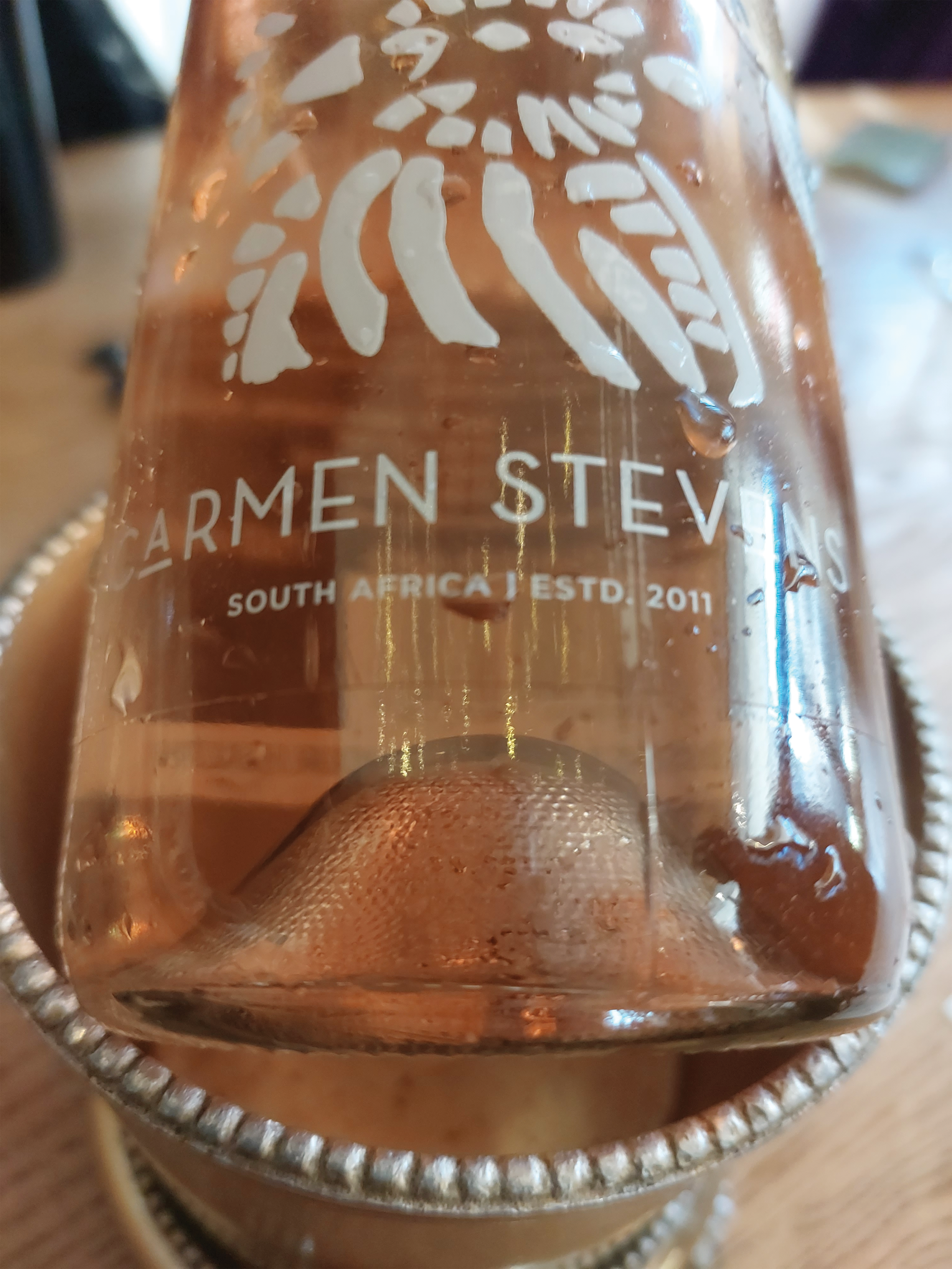 ELEGANCE: Carmen Stevens Rosé charms with both hue and refreshing palate - PHOTO: Len Maseko