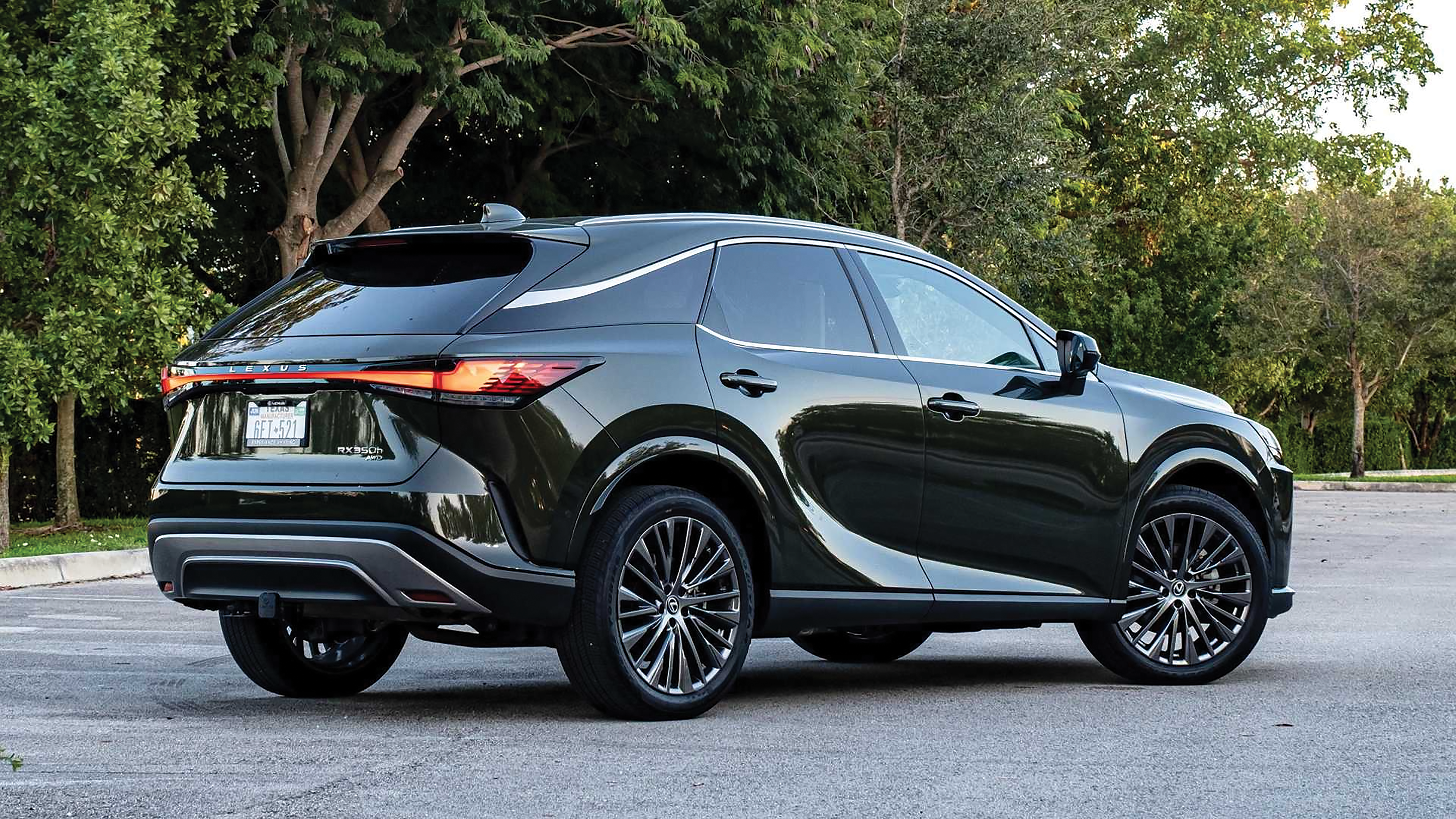 STRIKING: The body kit and black 21-inch alloy wheels all adds up to making the Lexus RX a compelling case