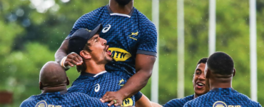 NO LAUGHING MATTER: Siya Kolisi and co enjoying a moment of banter during their training this week in preparation of their third match in Rugby World cup match against Ireland on Saturday night