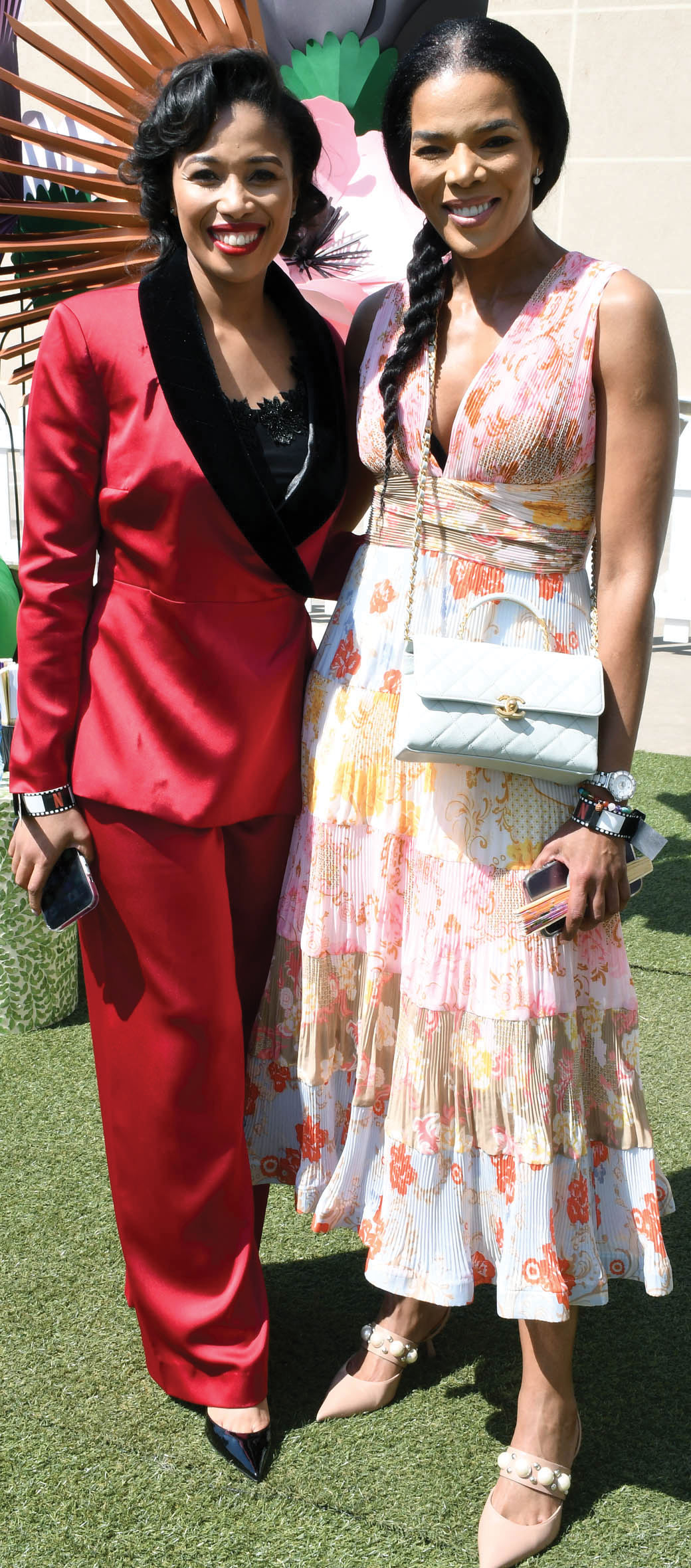 SERENITY: Tshego Moseme and entrepreneur Connie Fergu- son