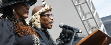 Prencess Phumzile and his brother Prince Zuzifa Buthelezi