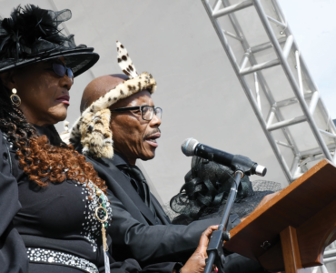 Prencess Phumzile and his brother Prince Zuzifa Buthelezi