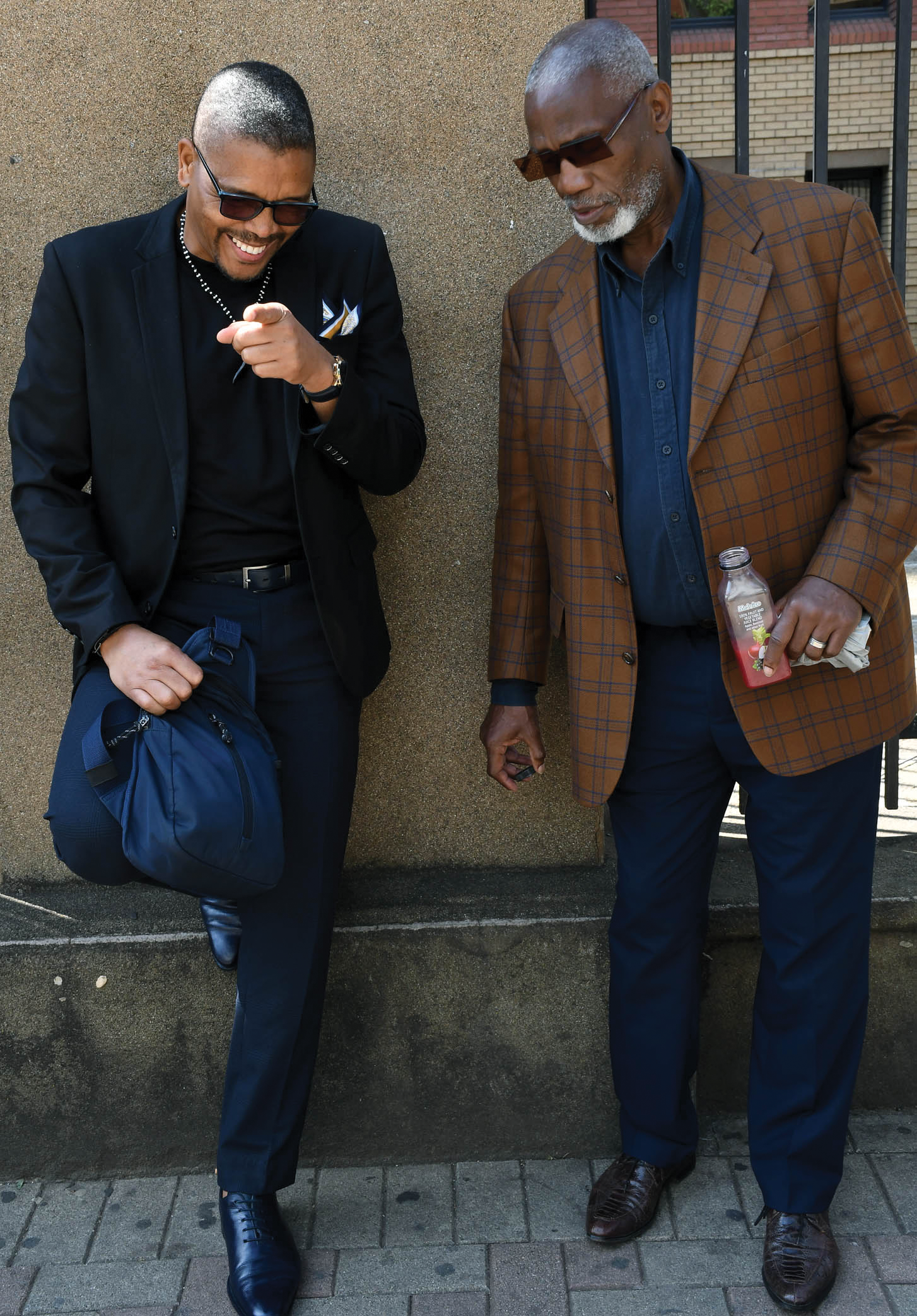 Prince Mandla with Prince Sbusiso Zulu