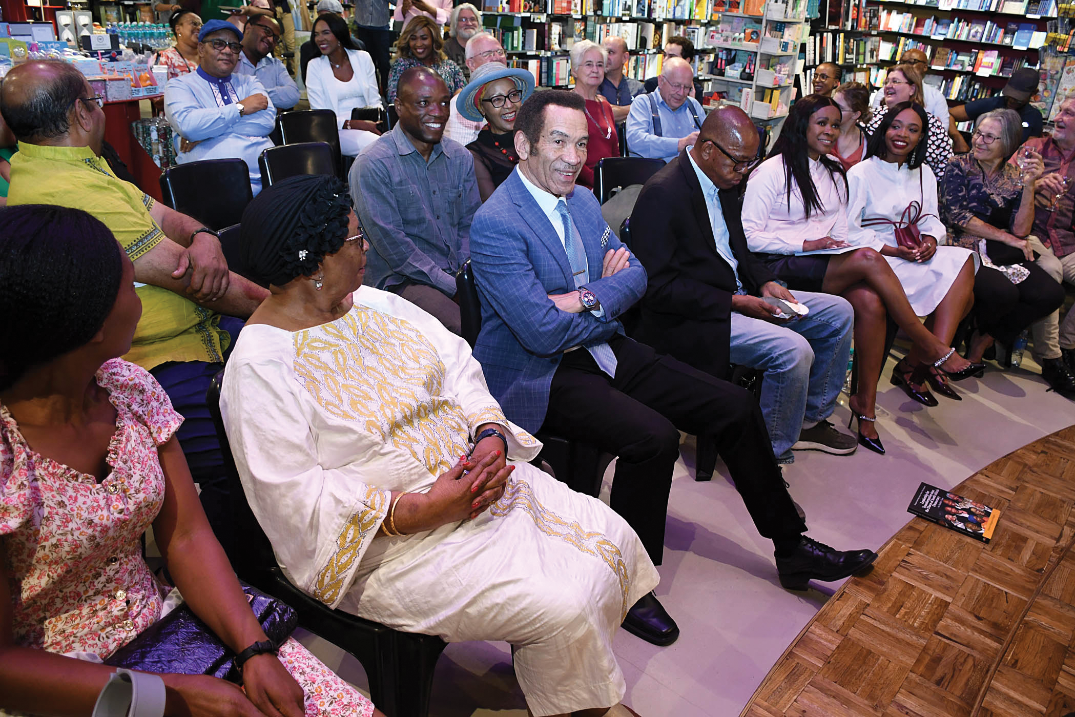 Former Botswana President Ian Khama was in the audience to grace the occasion