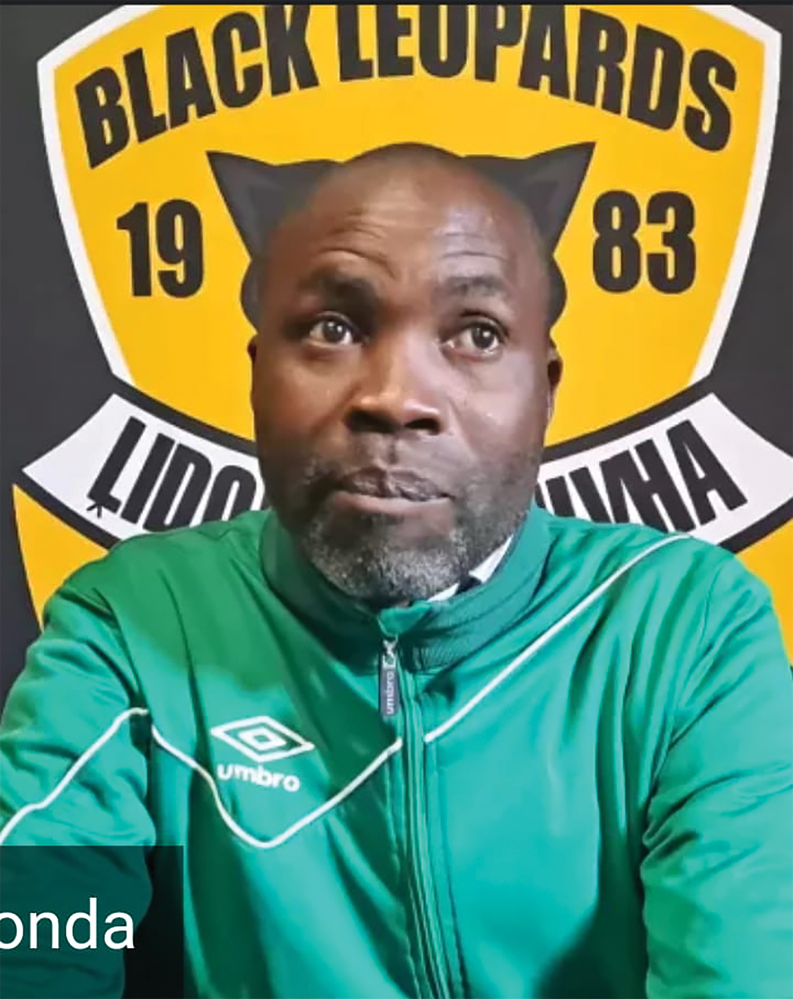 New Black Leopards head coach Peter Mponda will be barking the instructions from the
dugout when his team travel to Global Village Stadium to play Baroka FC on Sunday