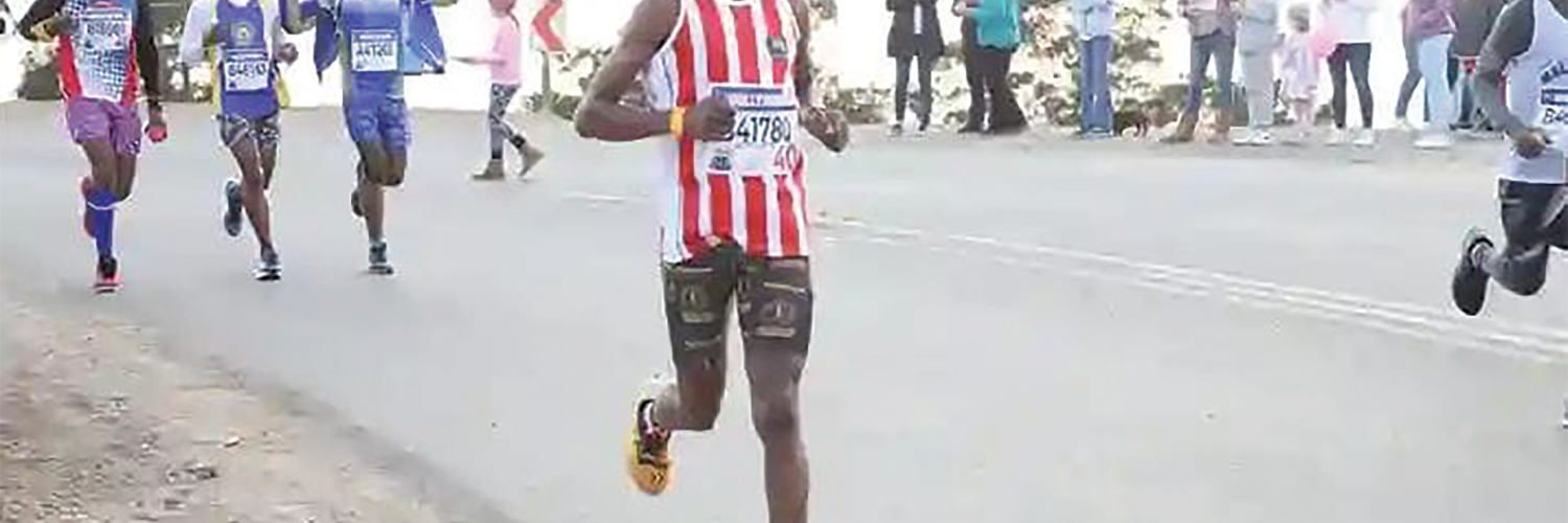 Vuko “Vince” Loqo donating sanitary pads to rural school girls in his Ngcobo hometown Vuko “Vince” Loqo uses running to alleviate the plight of poor Eastern Cape rural communities