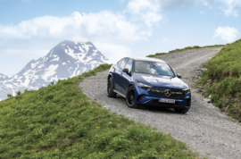 DRAMATIC: The Mercedes-Benz GLC coupe dons a lower roofline and delivers a more aggressive appearance with enough standard amenities to keep the average shopper in this segment smiling