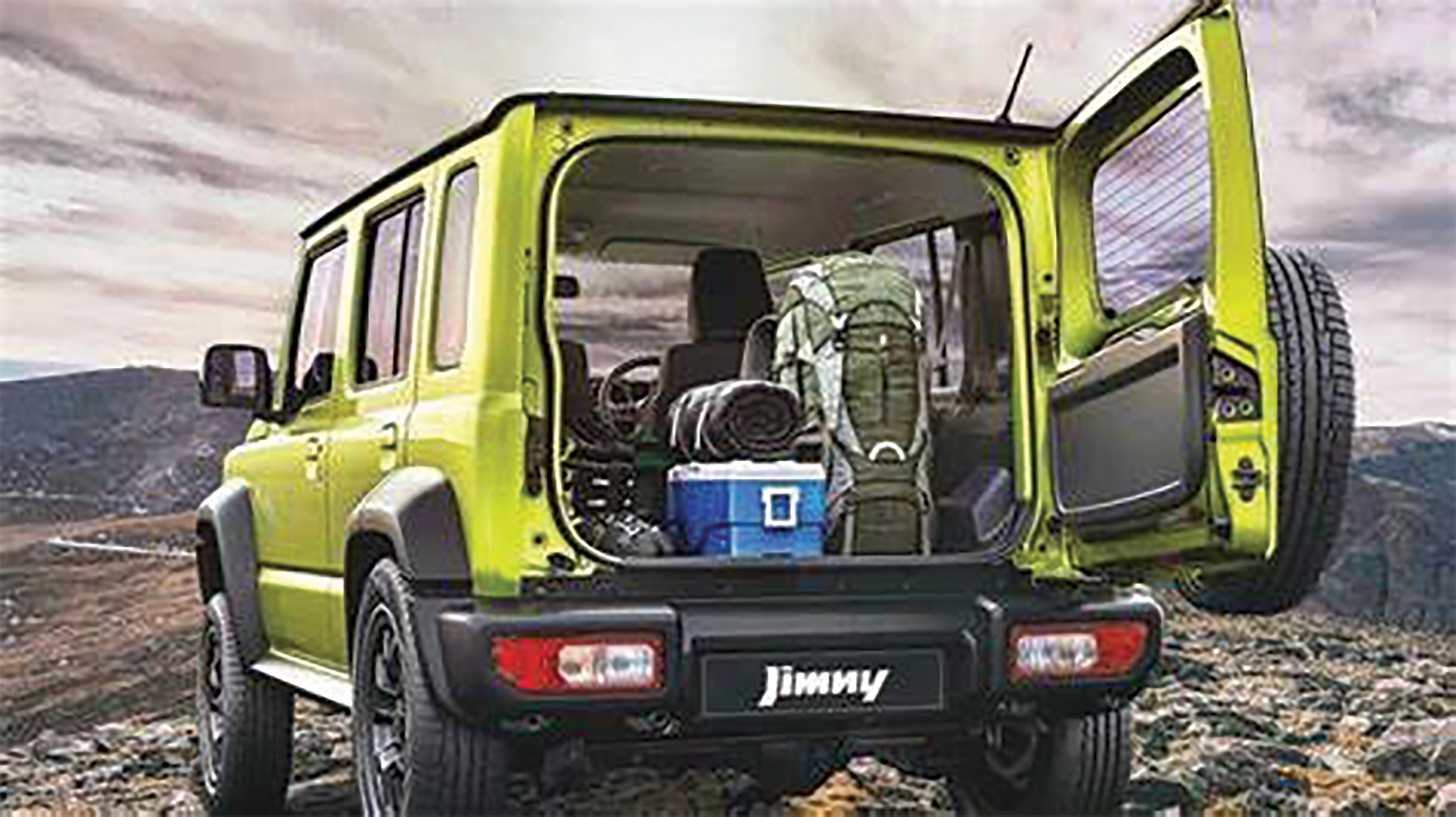 ACCESIBILITY: Ingress and egress - a concern with the 3-door version - is a thing of the past with the 5-door Suzuki Jimny measuring 3,985 mm