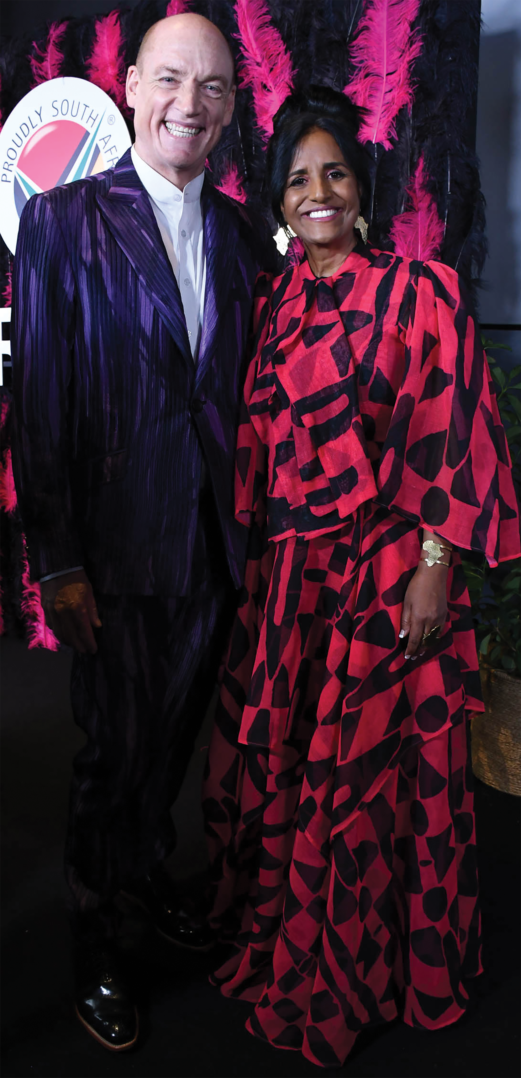 Wouter Kellerman with Tholsi Pillay