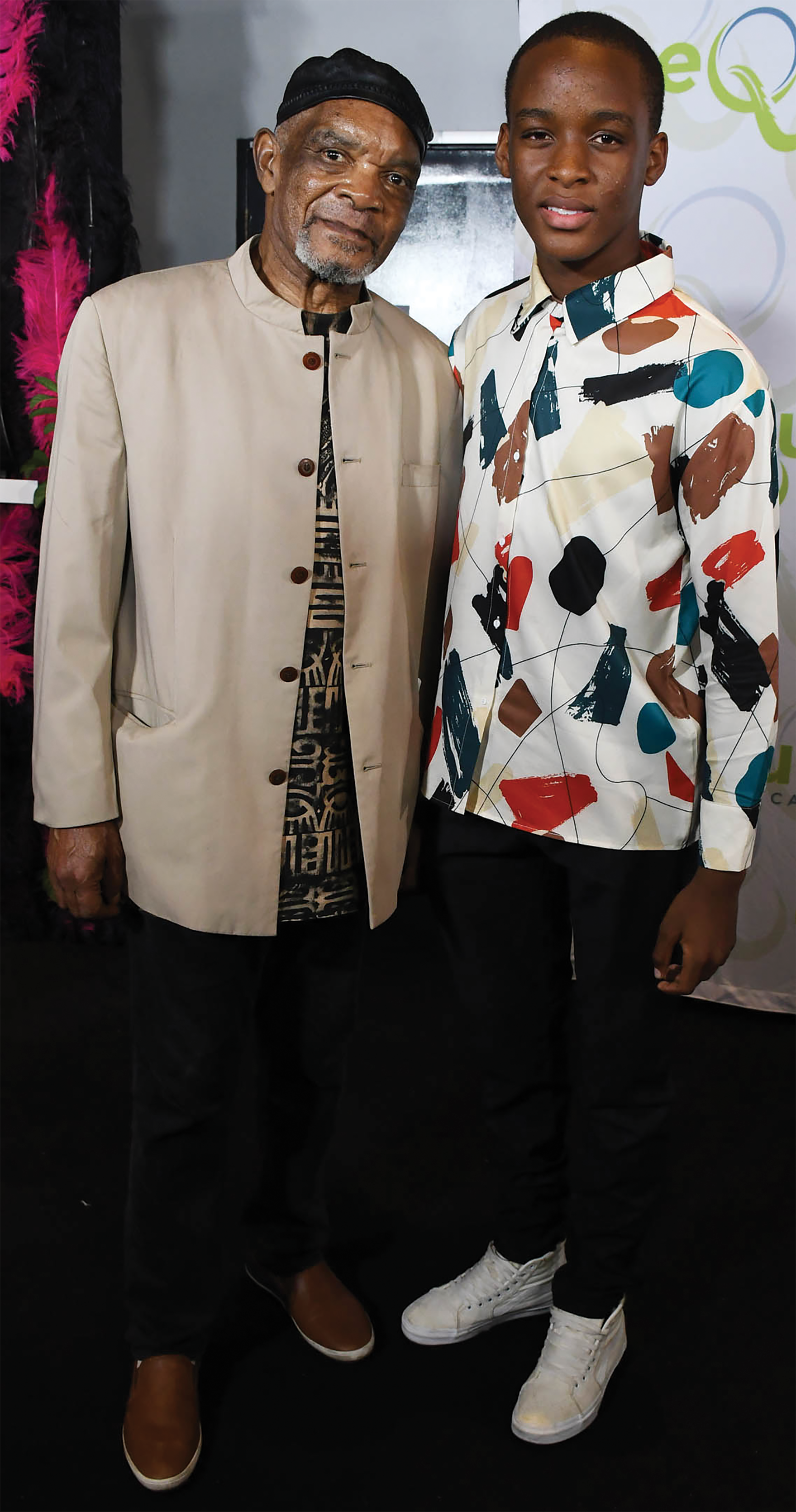 Pop’s with his grandson Ahmad Mohammed