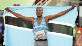 CHANGE AGENT: Letsilo “Schoolboy’ Tebogo, 20, the Botswana’s Usain Bolt be- moans lack of facilities on the continent