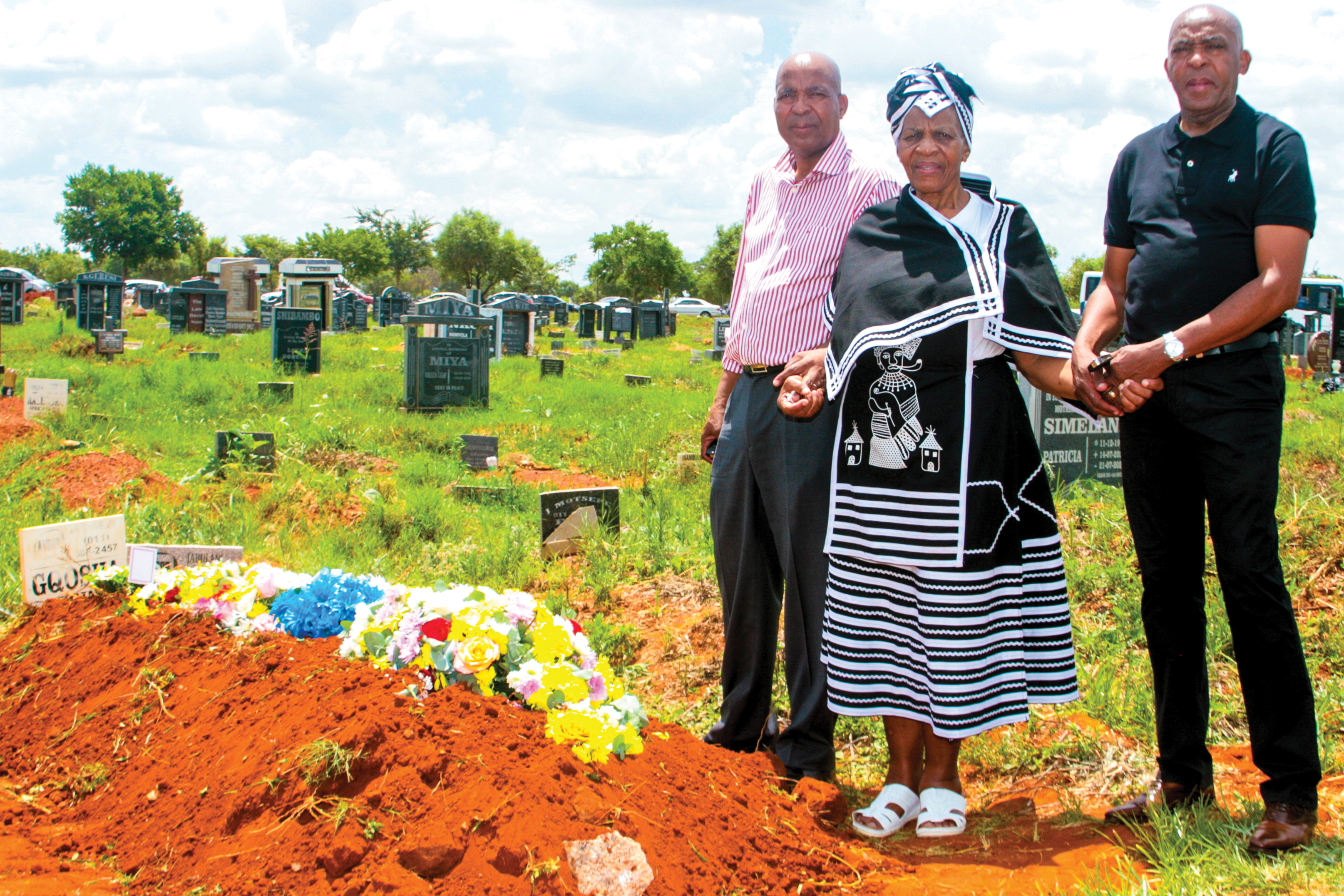 Seipati Gqosha and her sons, Lefa and Serame