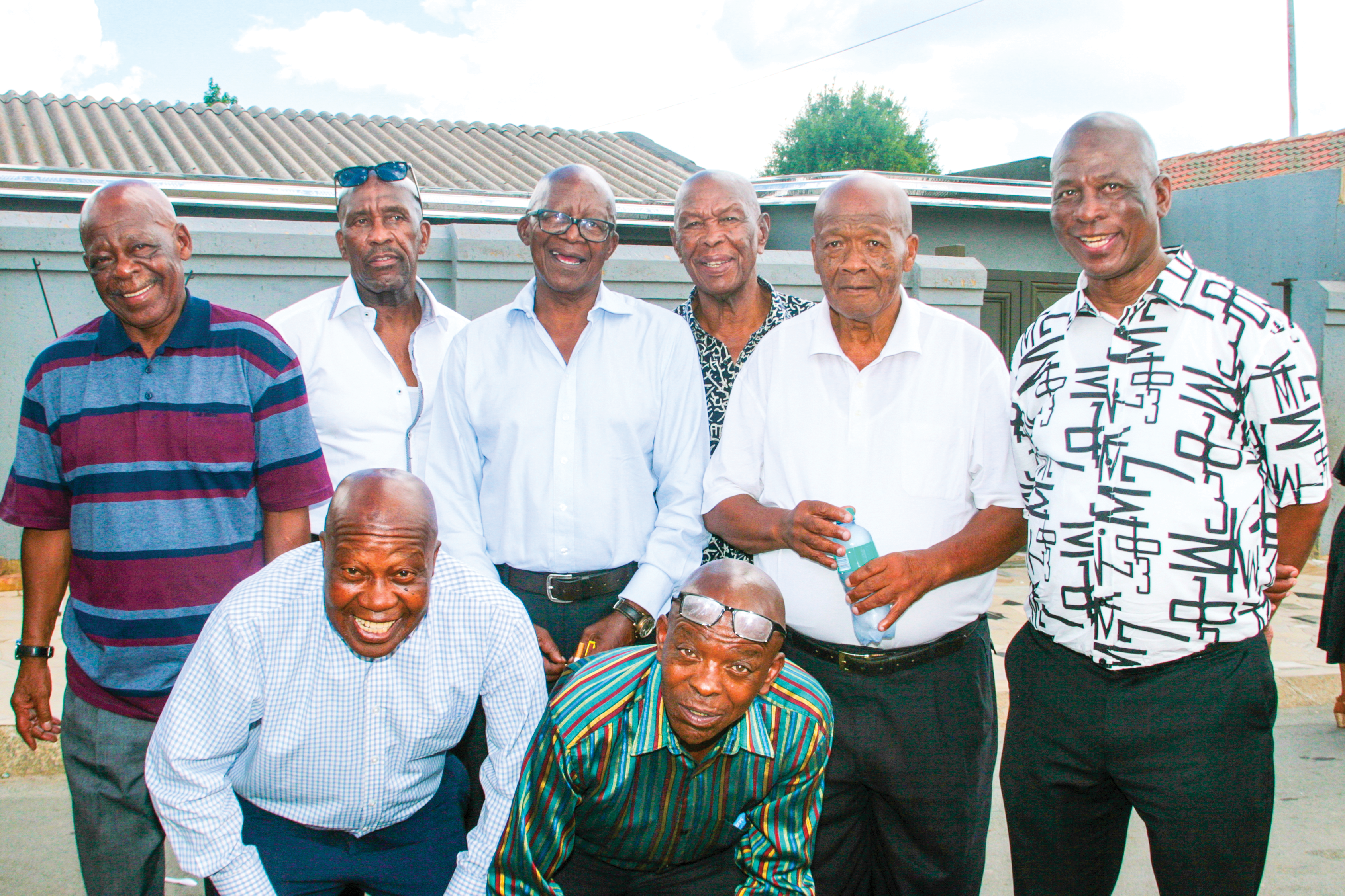 Big Boy Kholoane, Cutter Modise, George Makapan, Jackie Masike, George More, Buddha Mathathe, Pepe Mogapi and Molefe Mogale