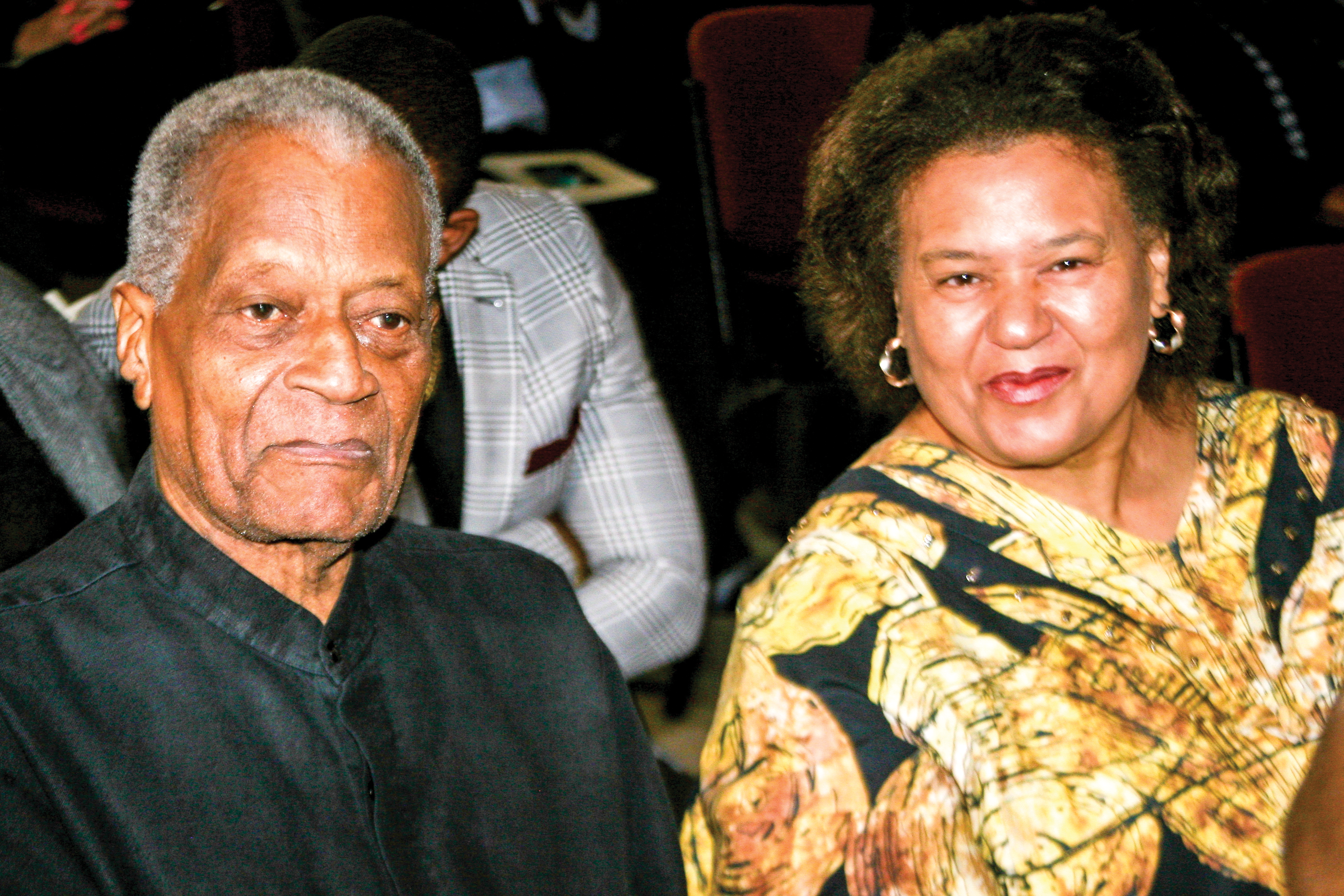 Max Sisulu, with his wife, Elinor