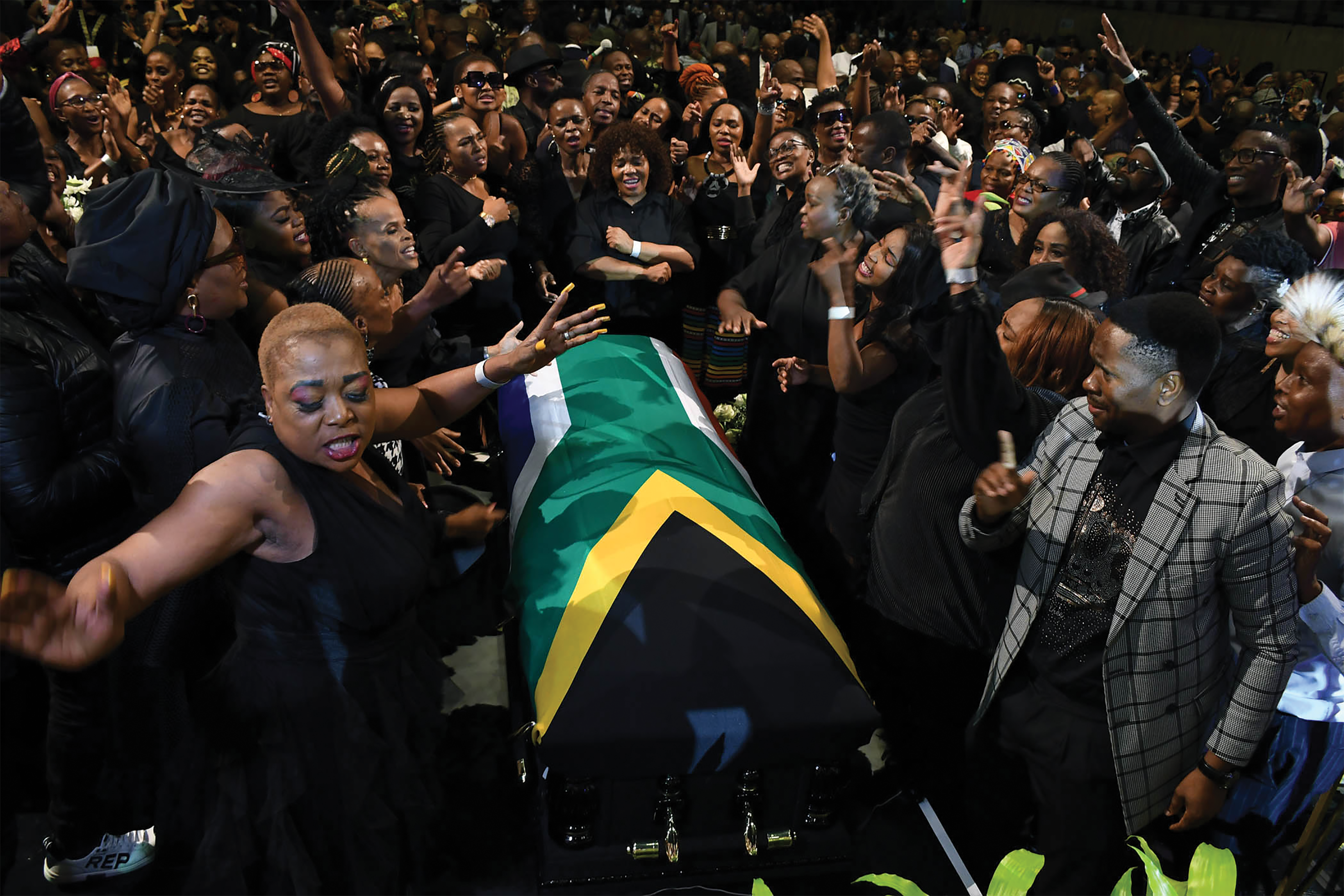 Former and present Sarafina/Dr Mbongeni Ngema Children’s