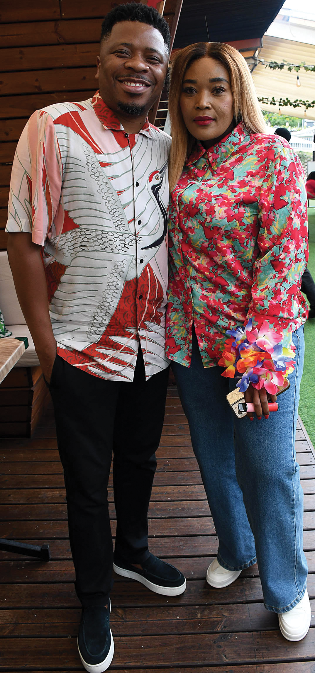 Pontso Mangena with Nal- edi Kobue