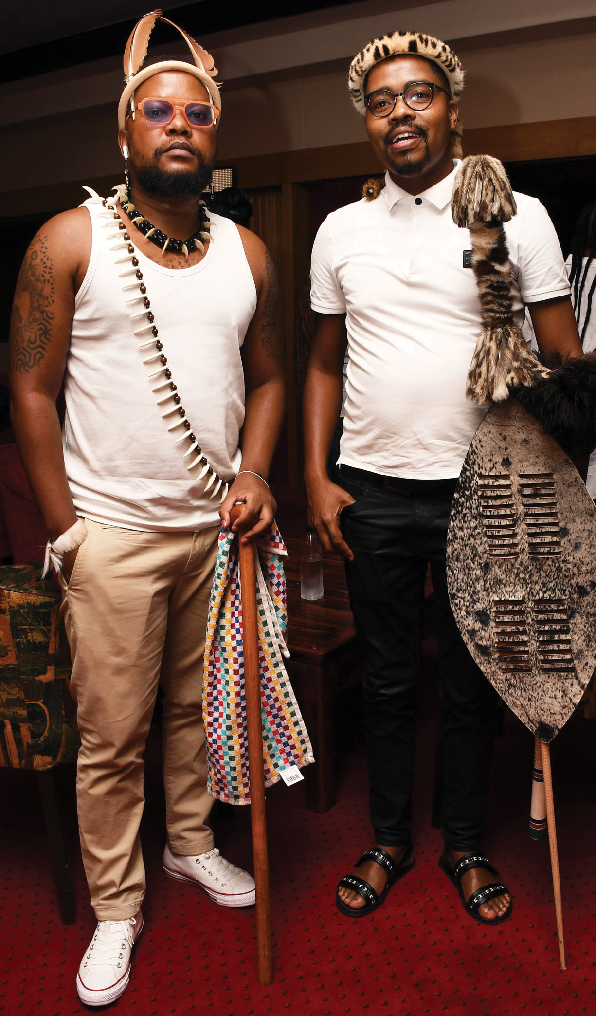 Khaya Mthembu with Mtshali