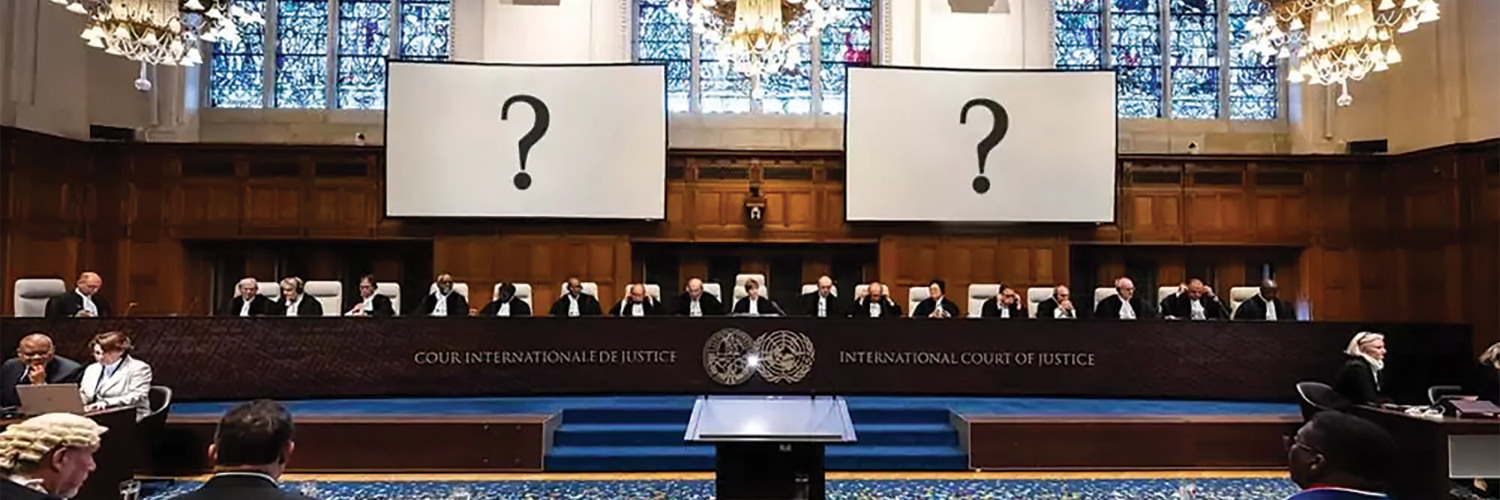 ISRAEL OCCUPATION WILL ICJ END THE ‘POLITICAL DEADLOCK’?