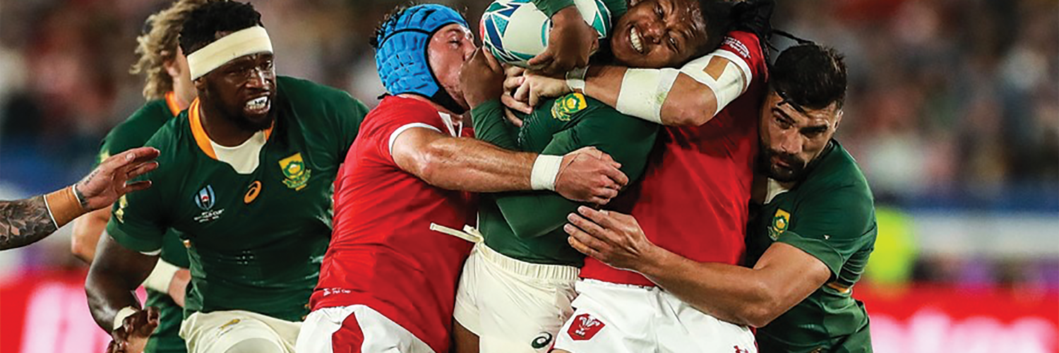 VANG HOM: Boks skipper Siya Kolisi and co. at their last game against Wales at the Rugby World Cup in France last year. The two nations meet again later this year in a new journey to build toward to the 2027 Rugby World Cup in Australia