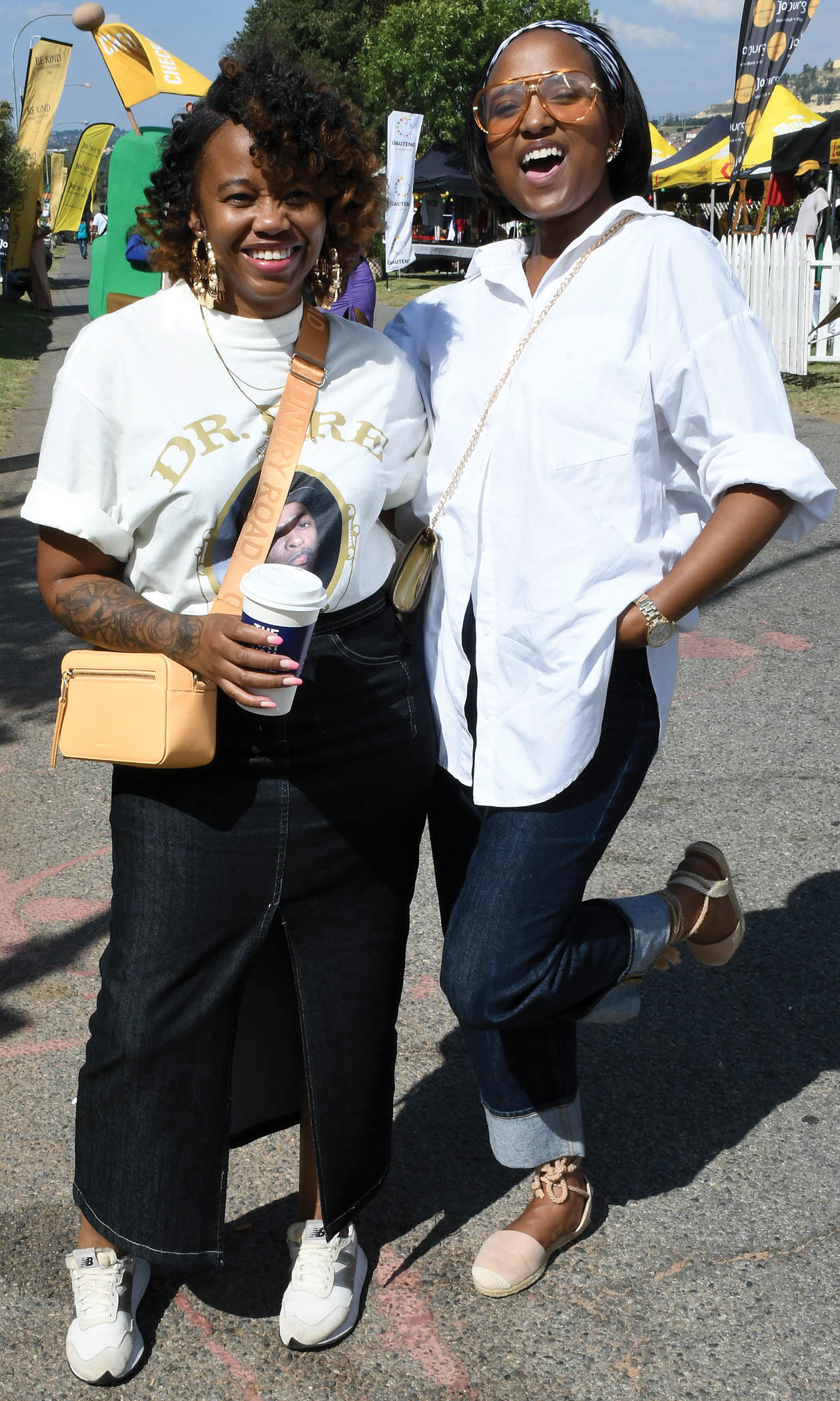 Tiisetso Makgatho with Nolu May