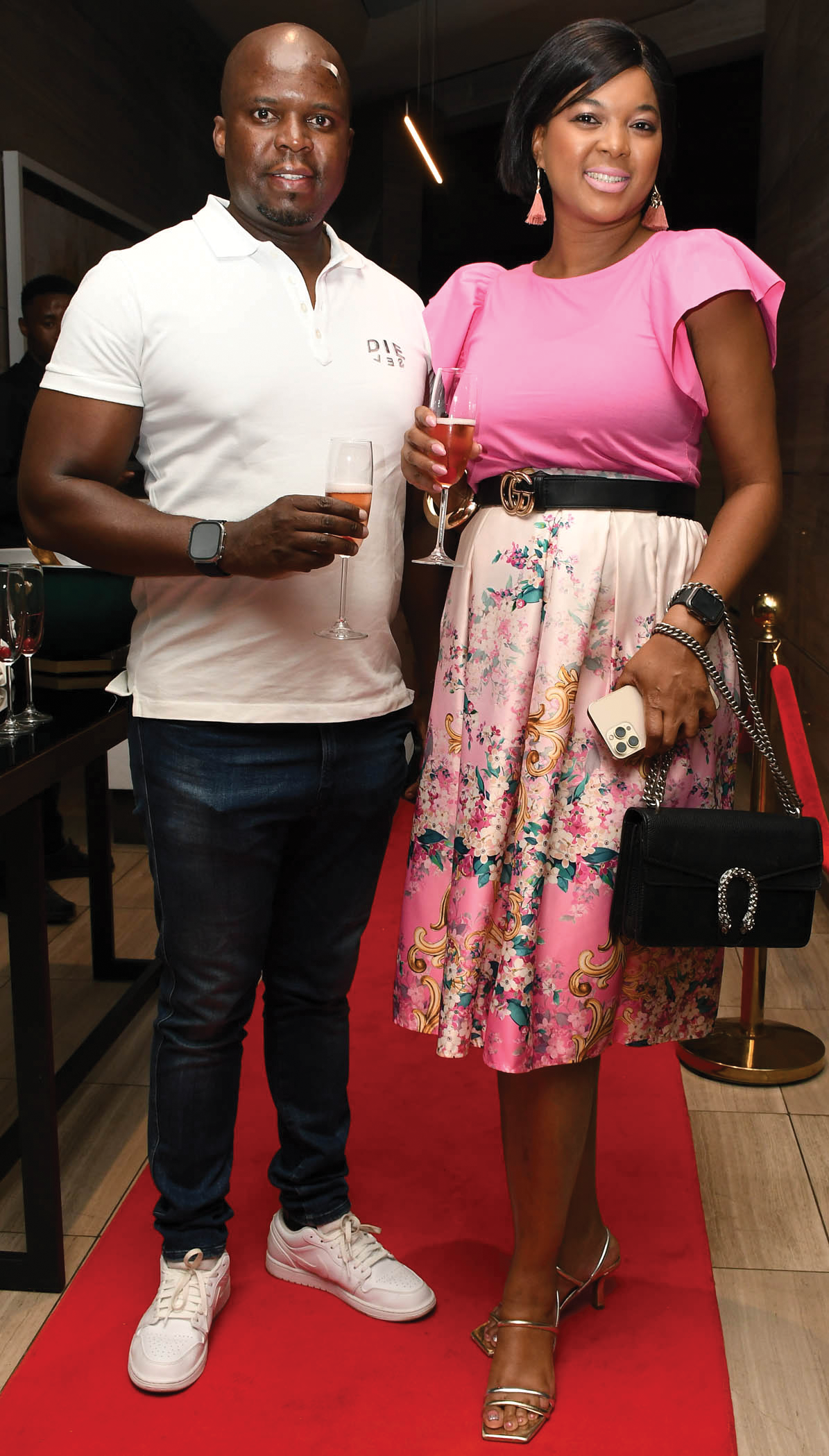 James with Olivia Ndebele