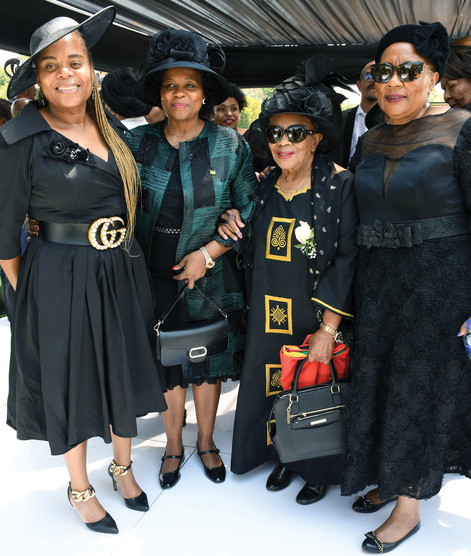 Dr Phophi Ramathuba MEC for Health in Limpopo,Dr Gwen Ramokgopa ANC Treasure Gen, Mme Prisca Molotsi and Dr Anna Mokgokomg Businesswoman and Chancellor of NW University