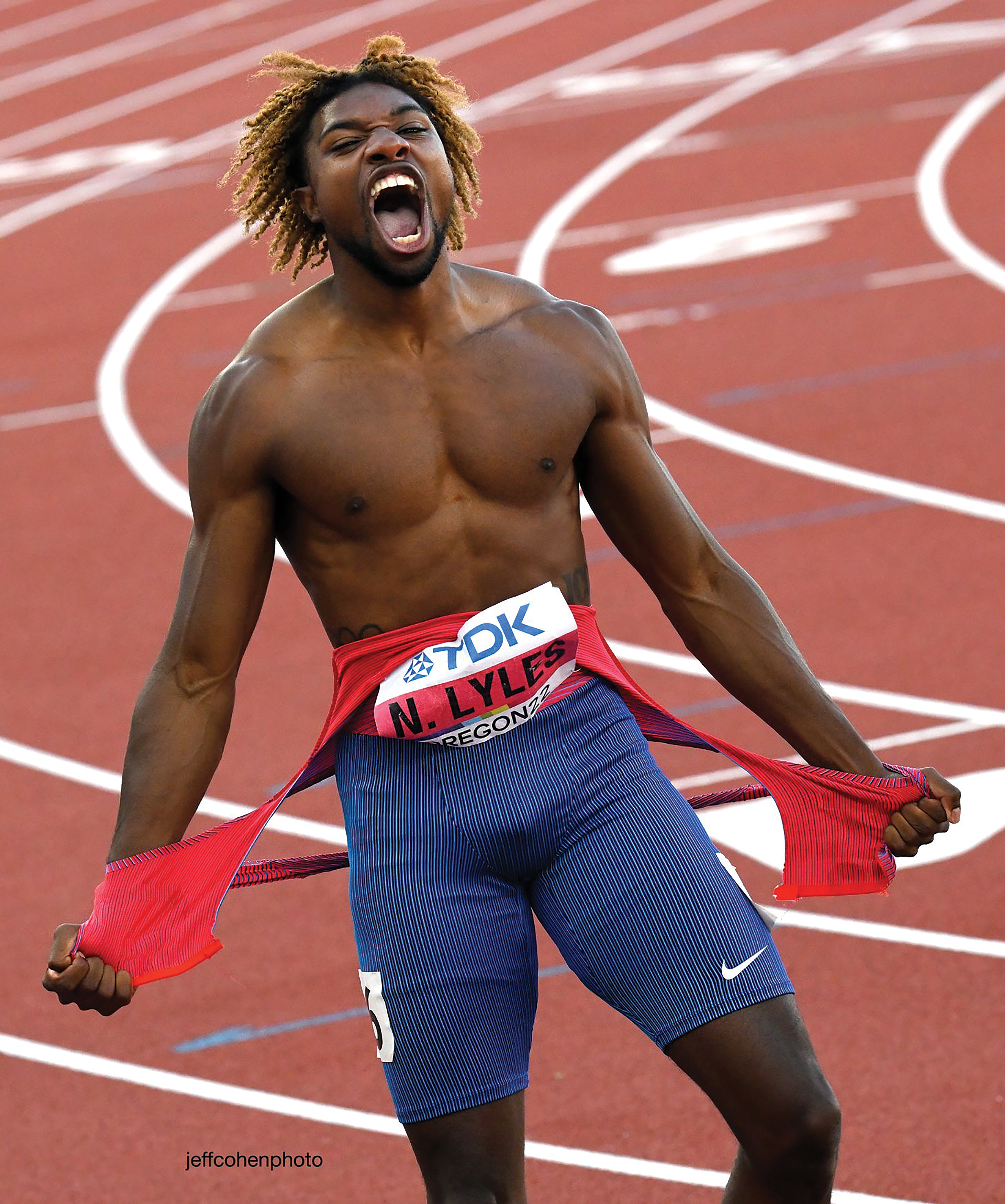 ONE..TWO..THREE; Sprinter sensation Noah Lyles is determined to make history at the Paris Olympics where he aims to bag four medals