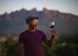 GETWAY: Actor Thapelo Mokoena enjoys a great partnership with Wellington’s leading winery Bosman Family Vineyards.